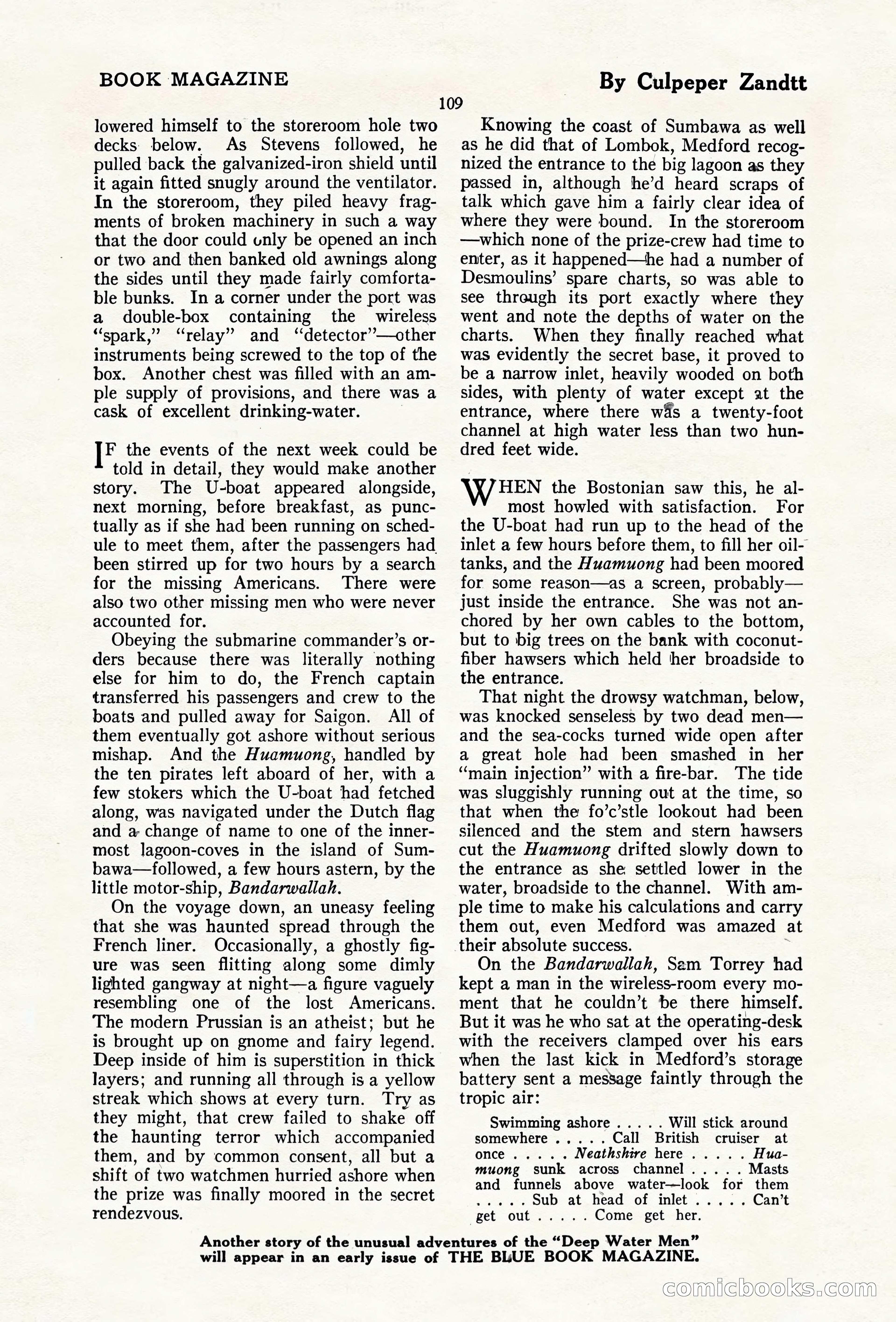 The Blue Book Magazine, April 1920 — page 115 of 212