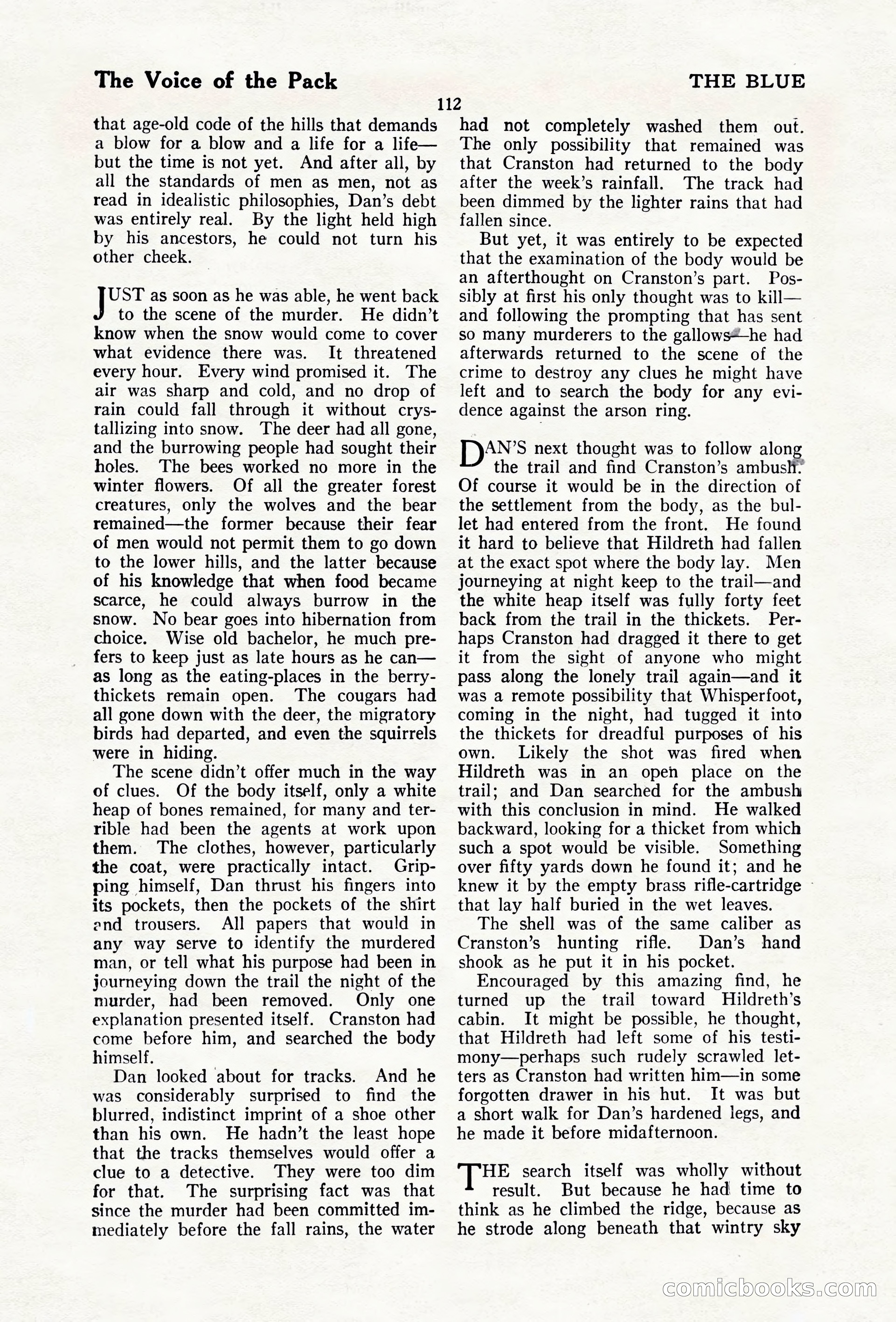 The Blue Book Magazine, April 1920 — page 118 of 212