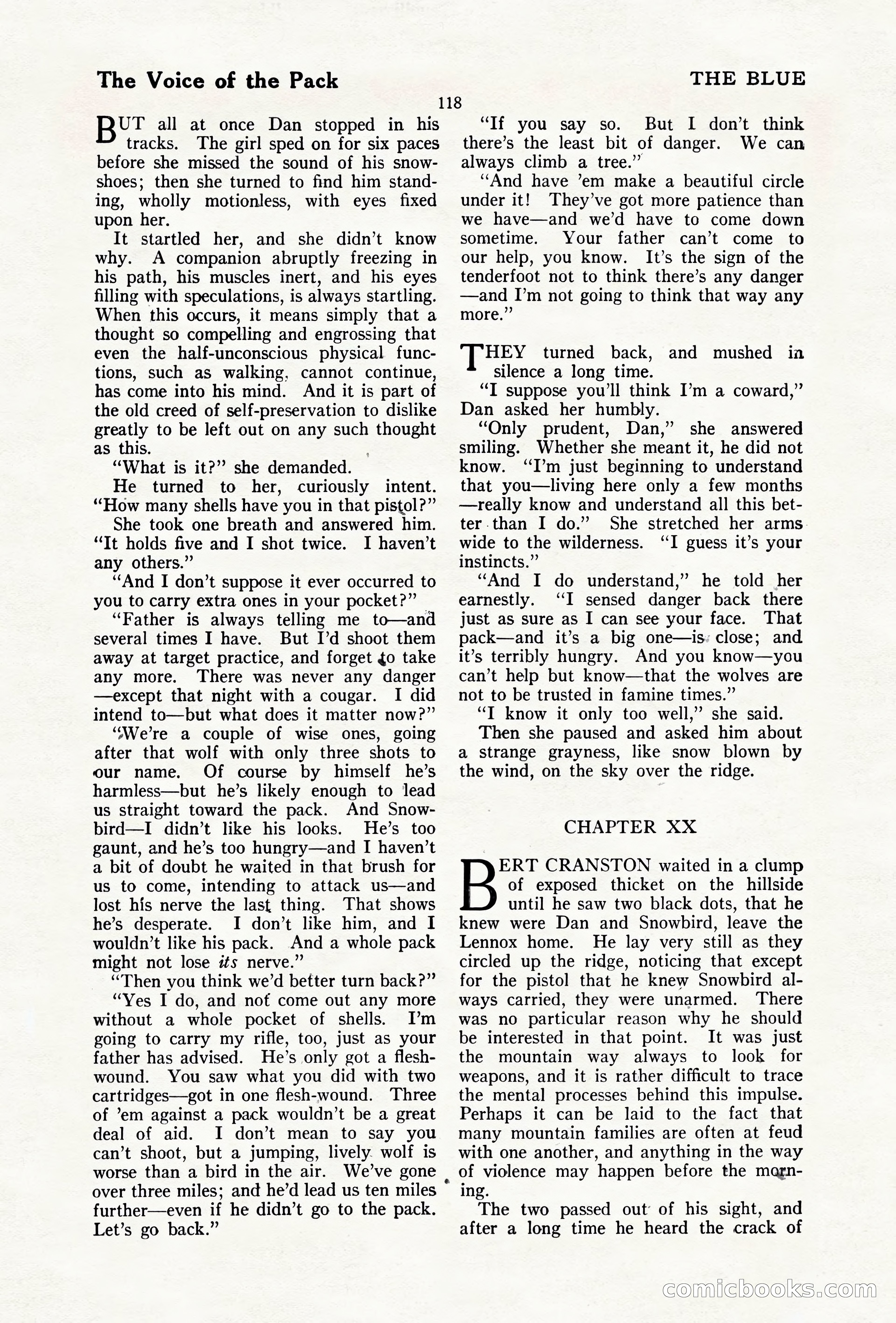 The Blue Book Magazine, April 1920 — page 124 of 212