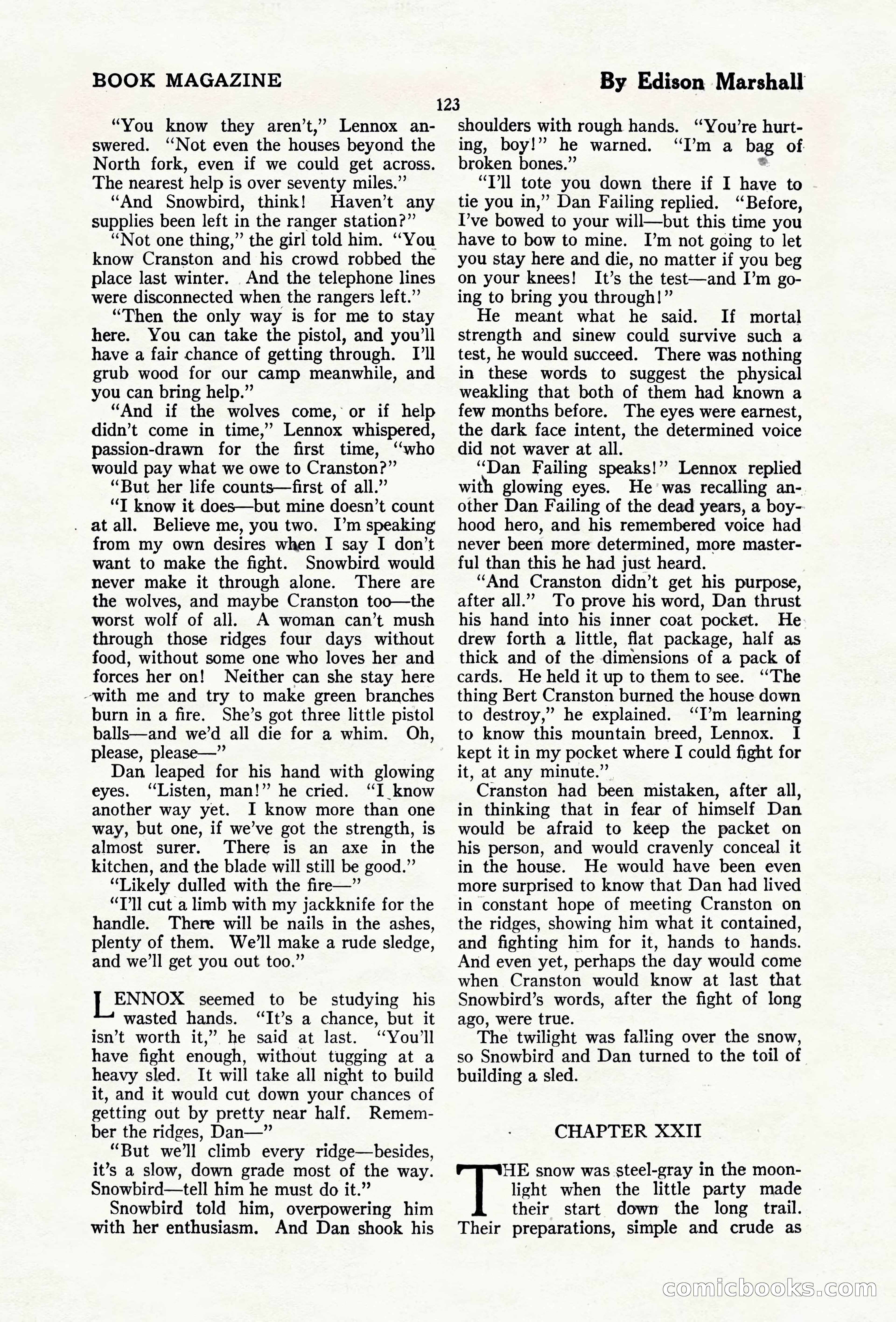 The Blue Book Magazine, April 1920 — page 129 of 212