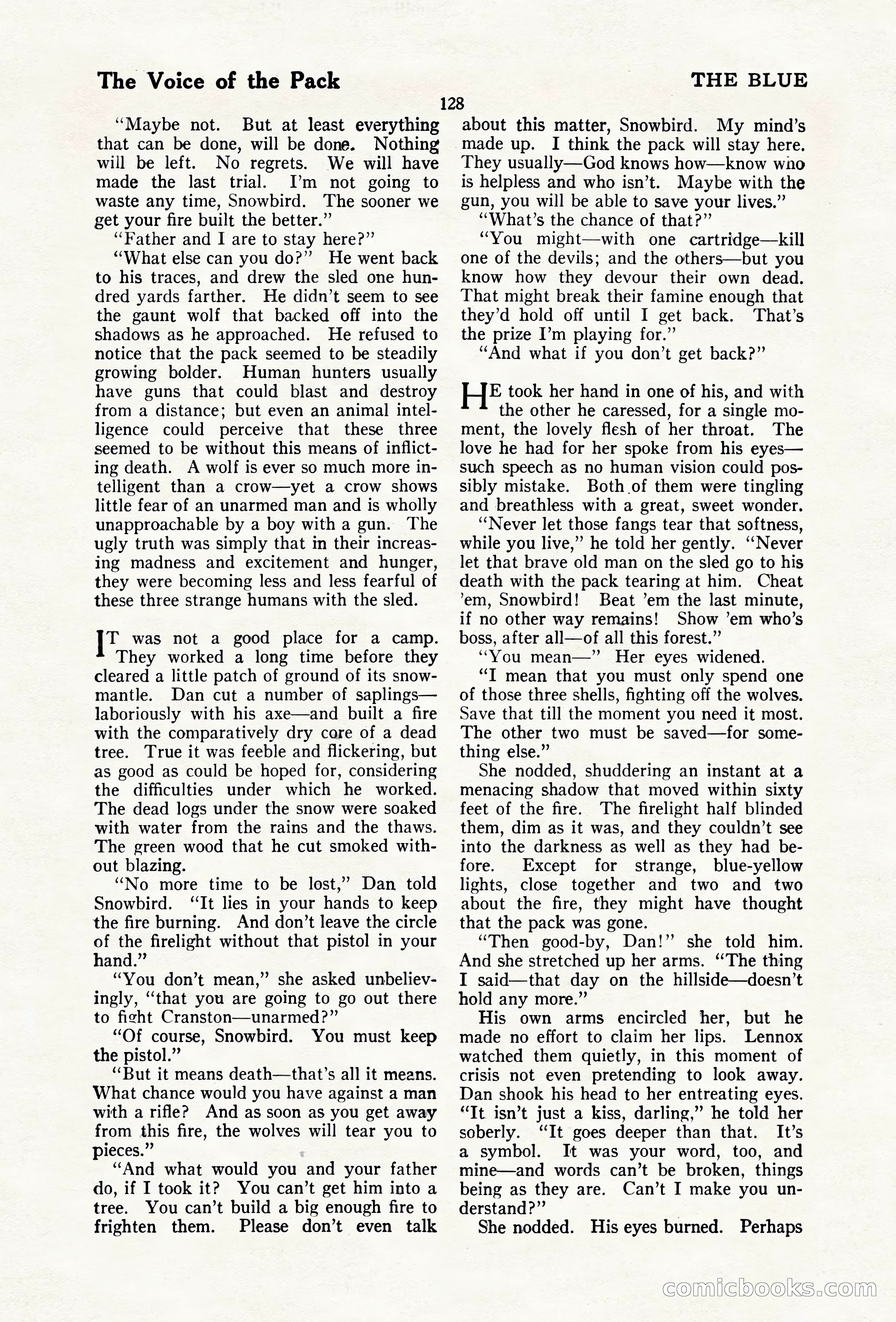 The Blue Book Magazine, April 1920 — page 134 of 212
