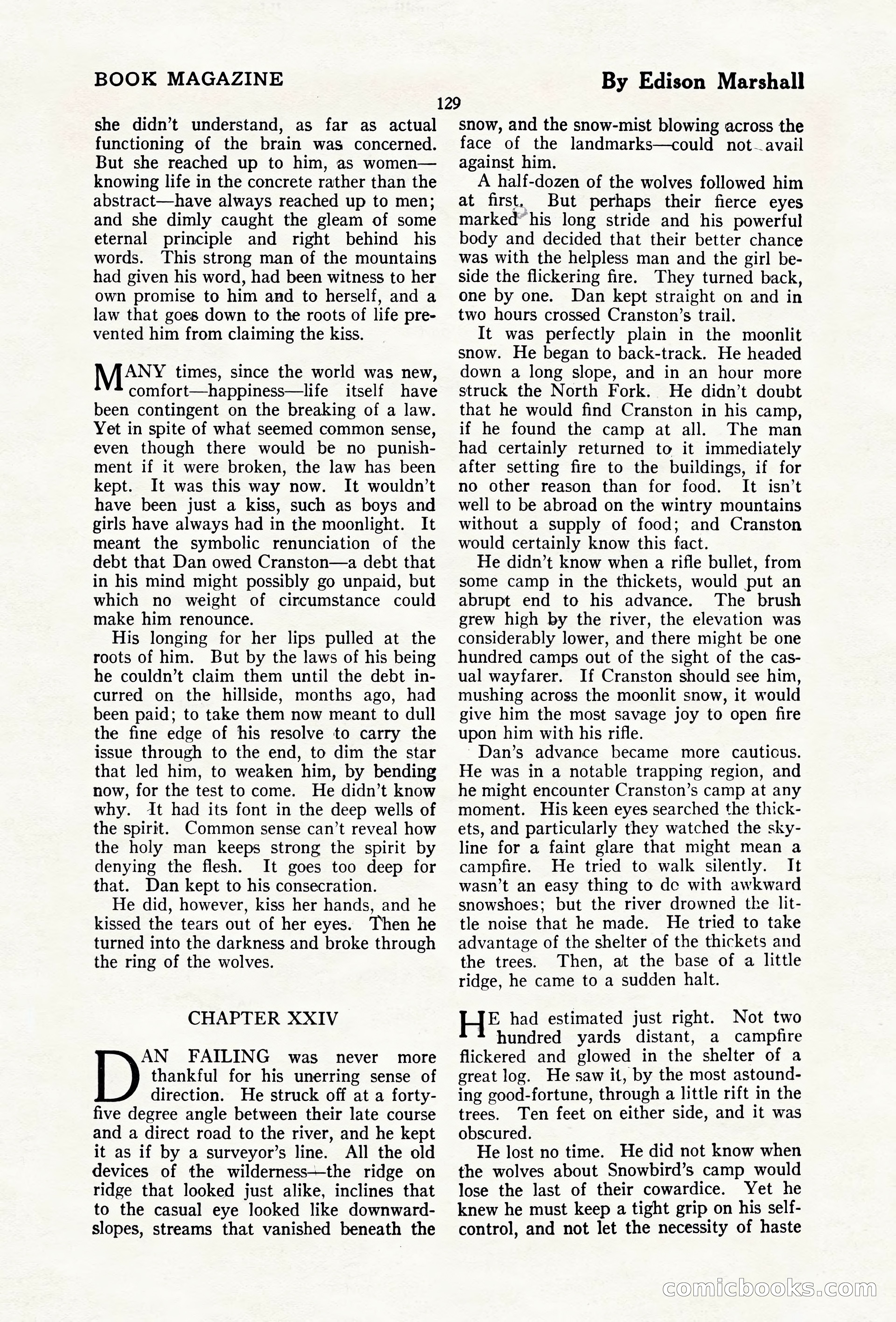 The Blue Book Magazine, April 1920 — page 135 of 212