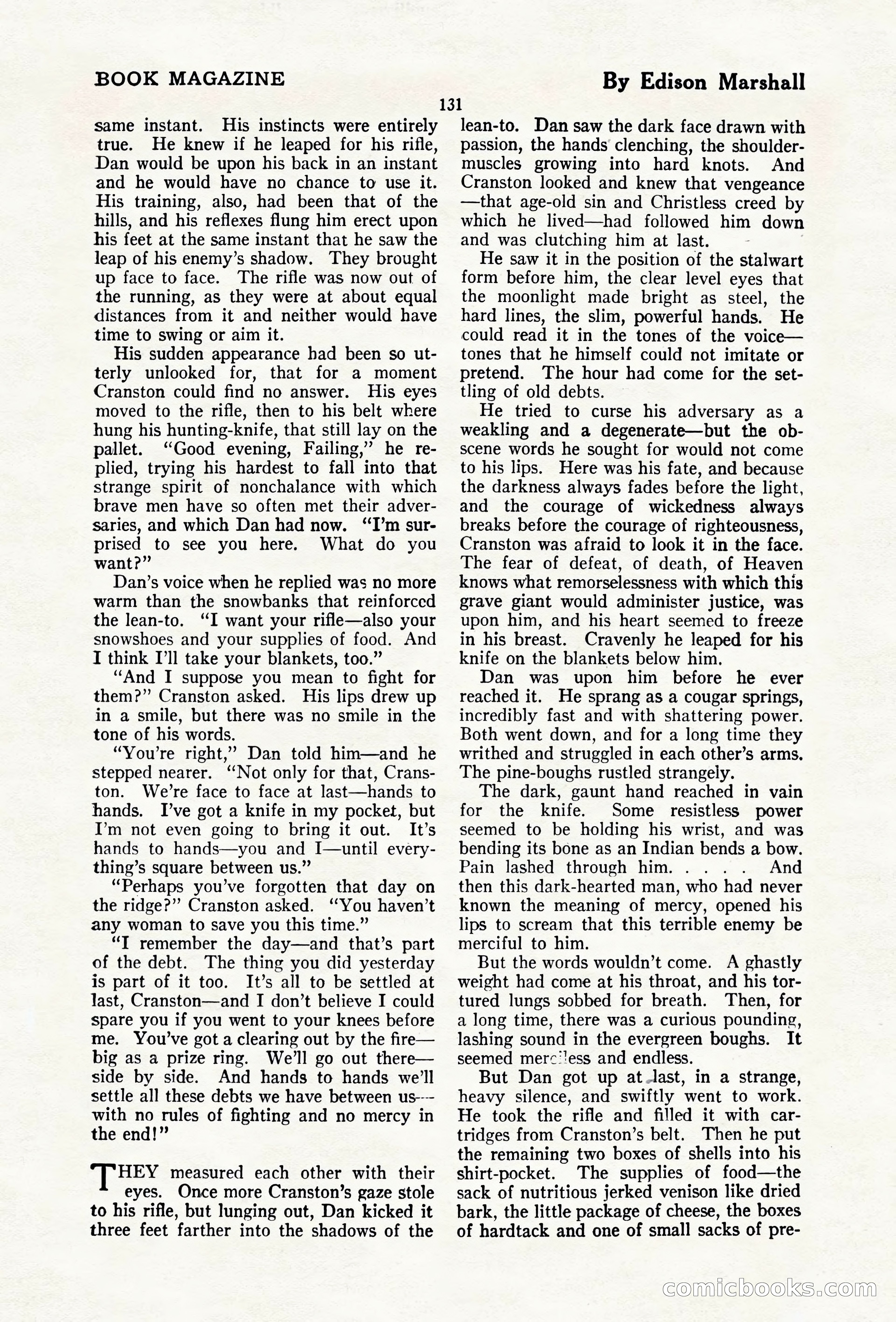 The Blue Book Magazine, April 1920 — page 137 of 212