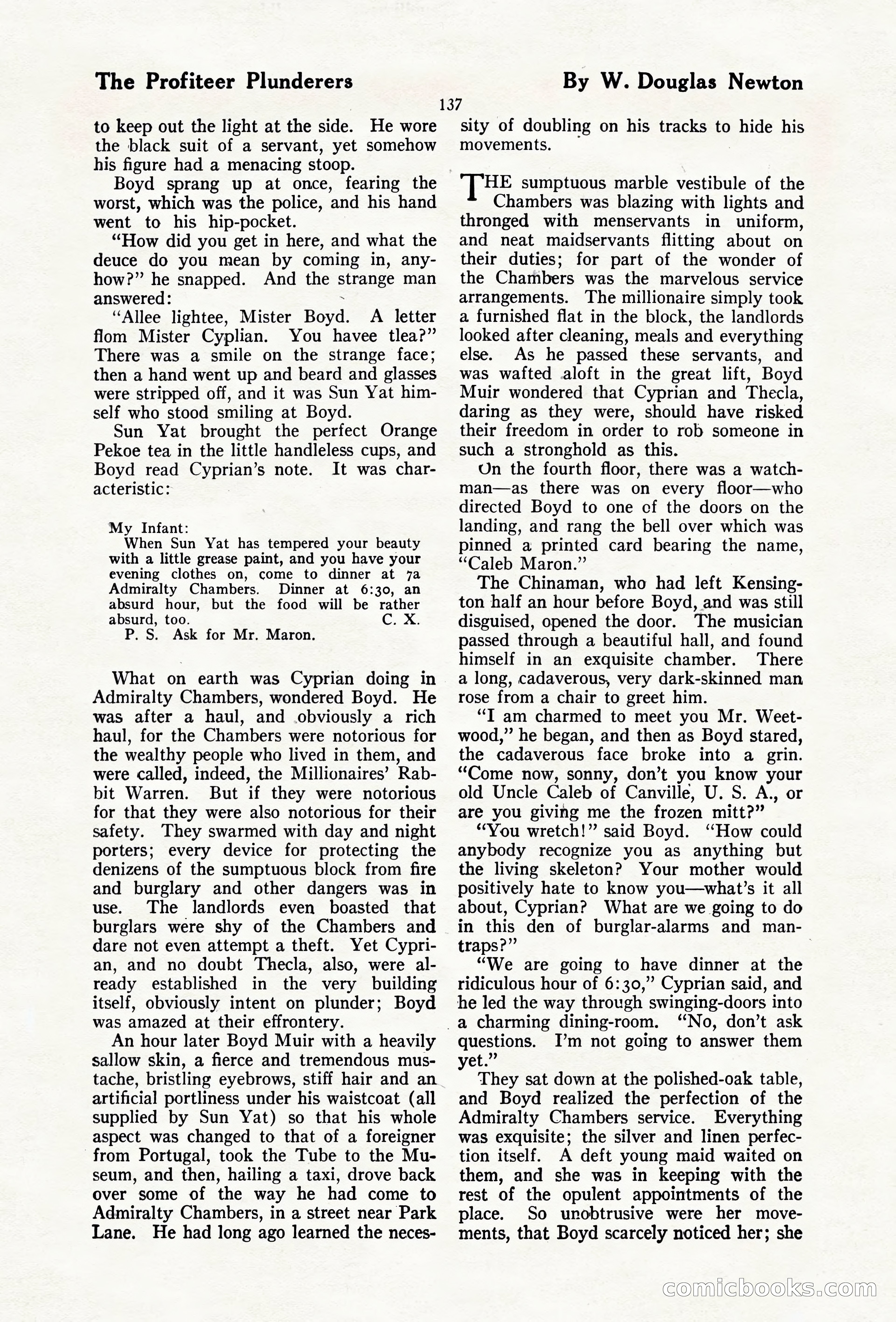 The Blue Book Magazine, April 1920 — page 143 of 212