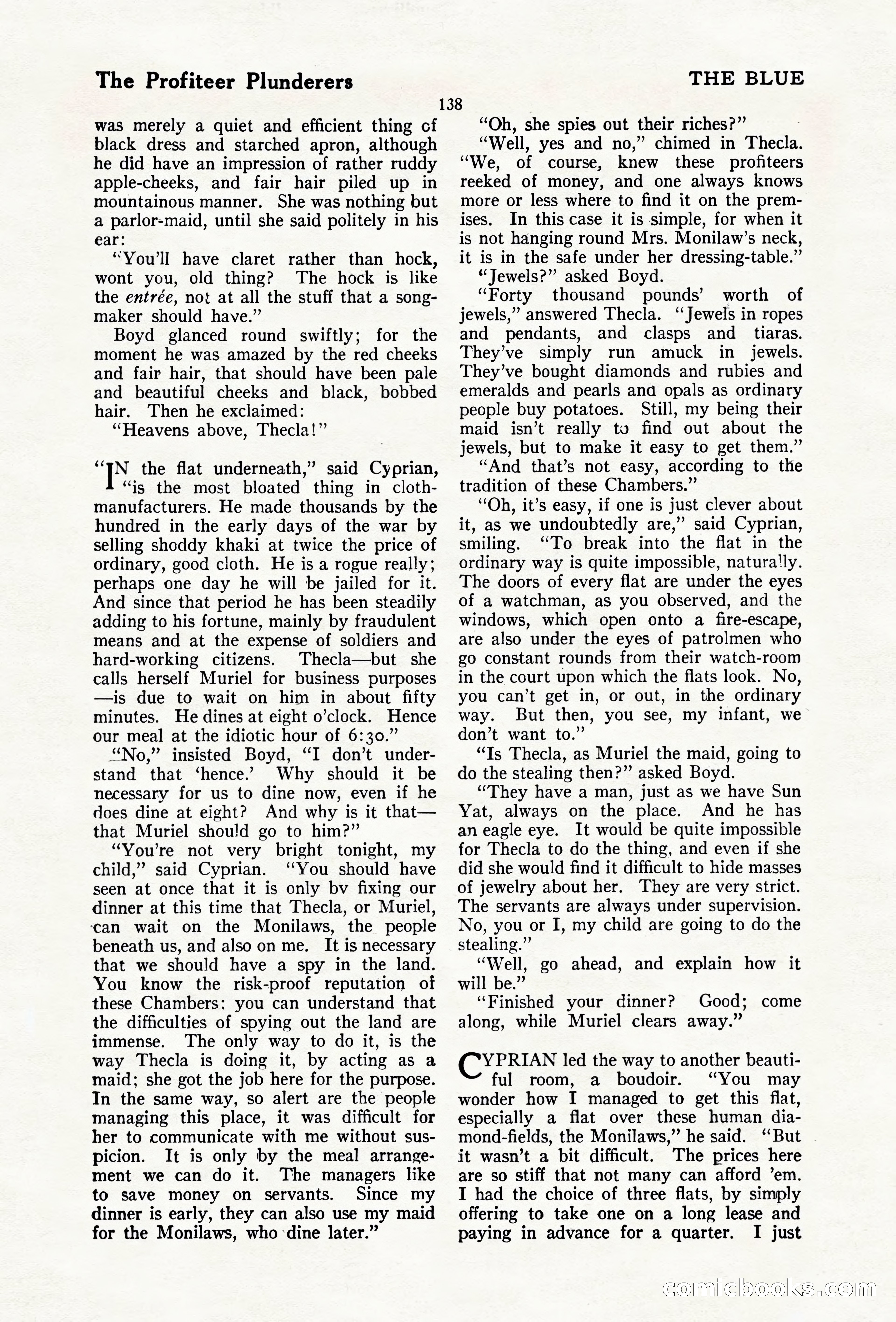 The Blue Book Magazine, April 1920 — page 144 of 212
