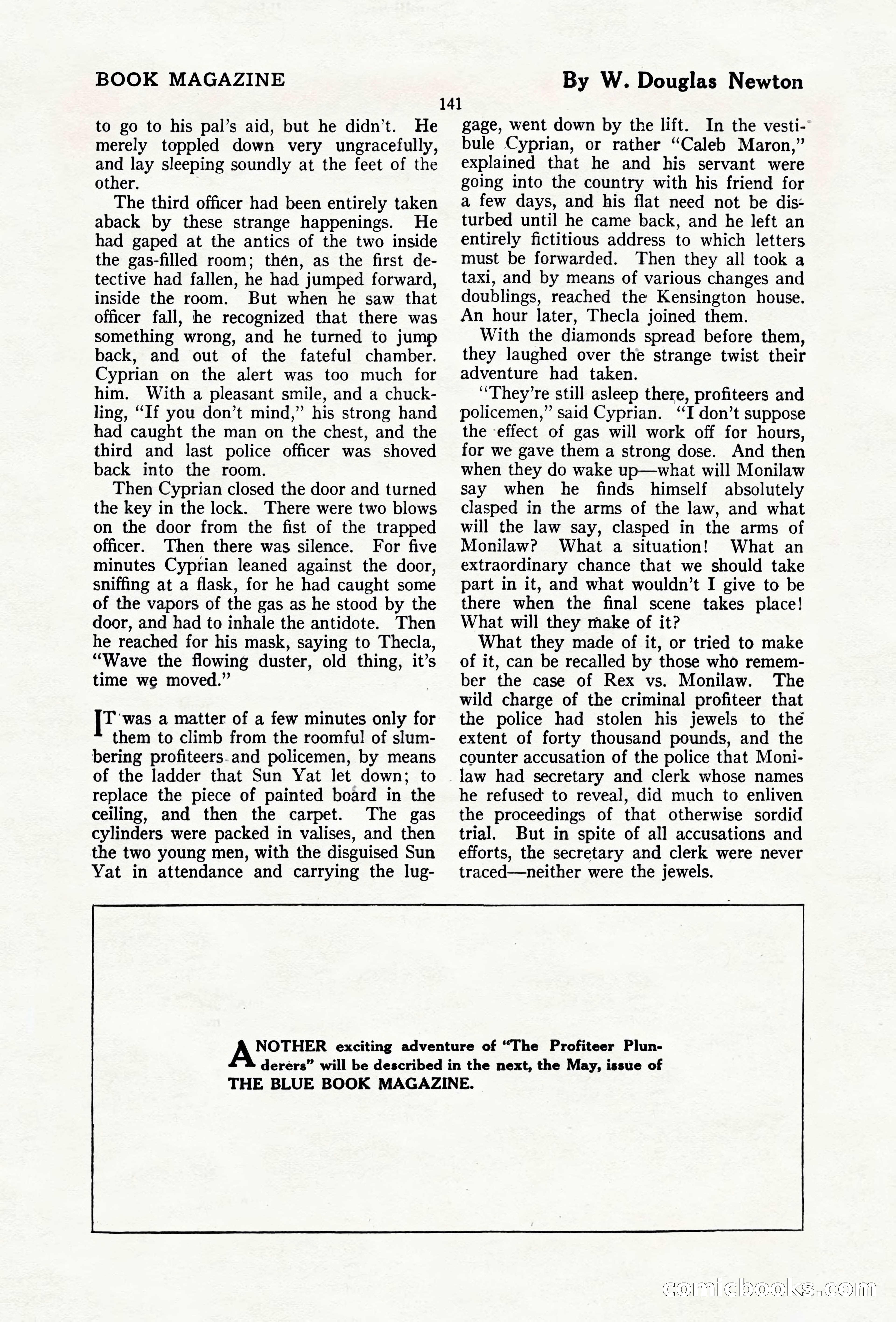 The Blue Book Magazine, April 1920 — page 147 of 212