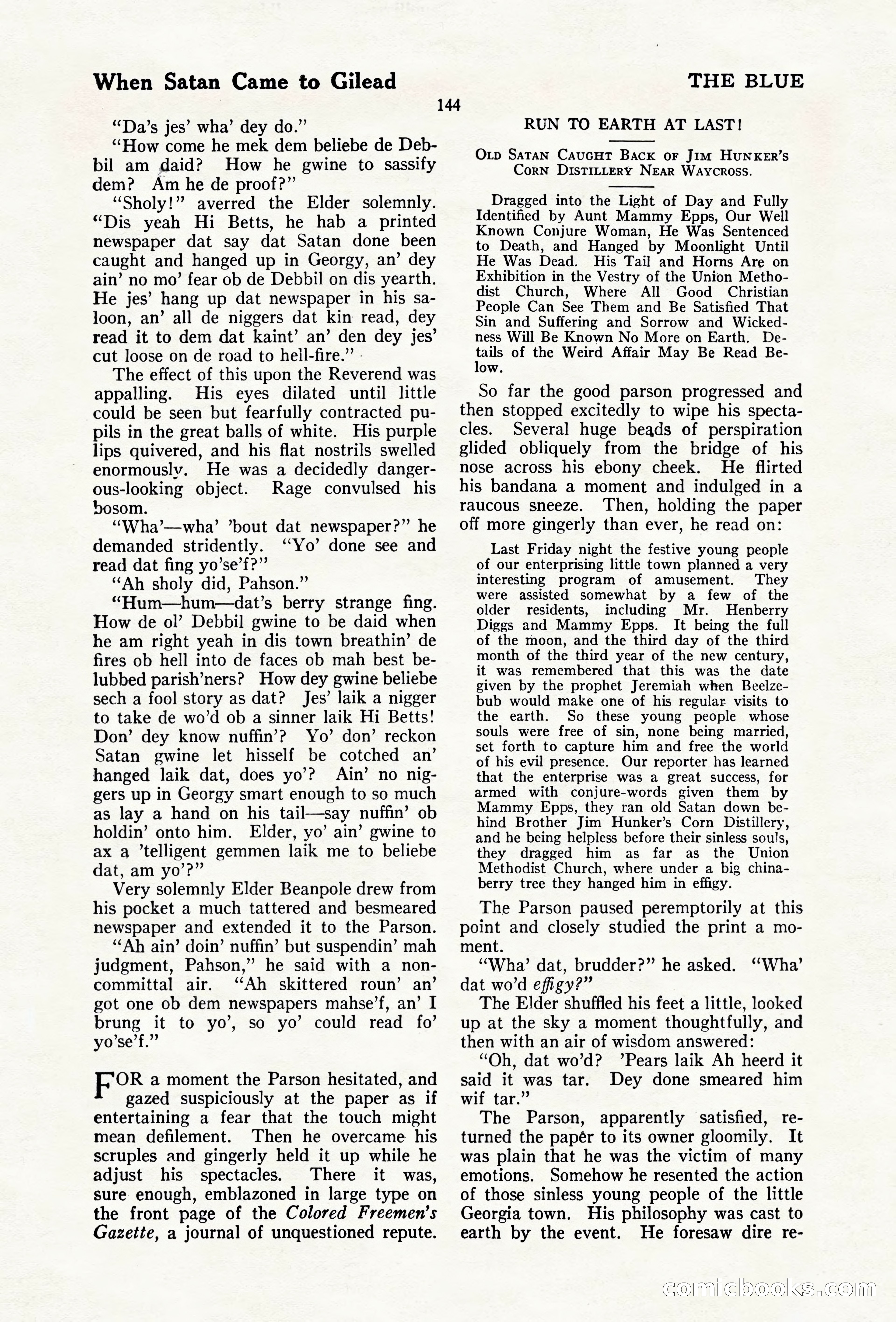 The Blue Book Magazine, April 1920 — page 150 of 212