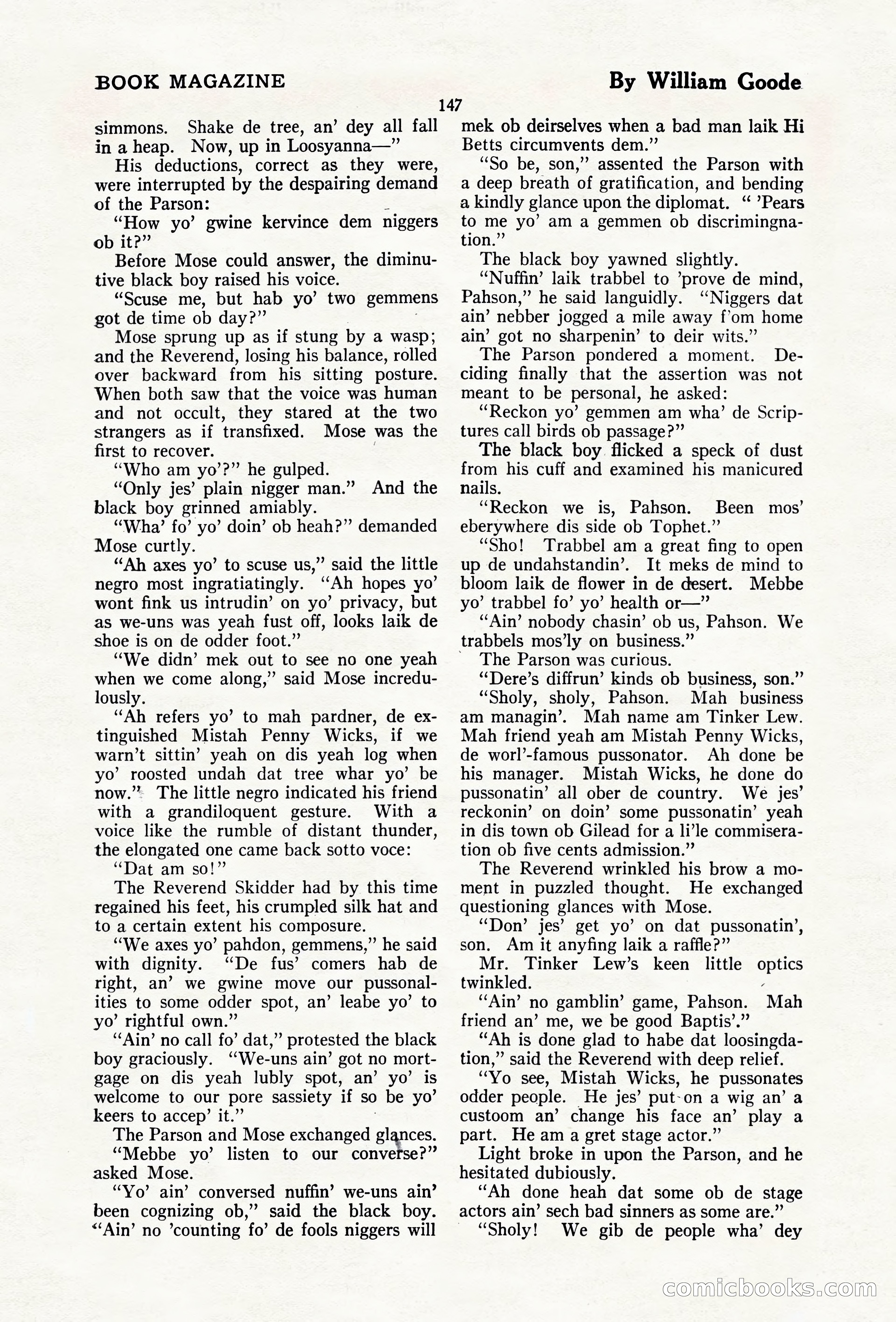 The Blue Book Magazine, April 1920 — page 153 of 212
