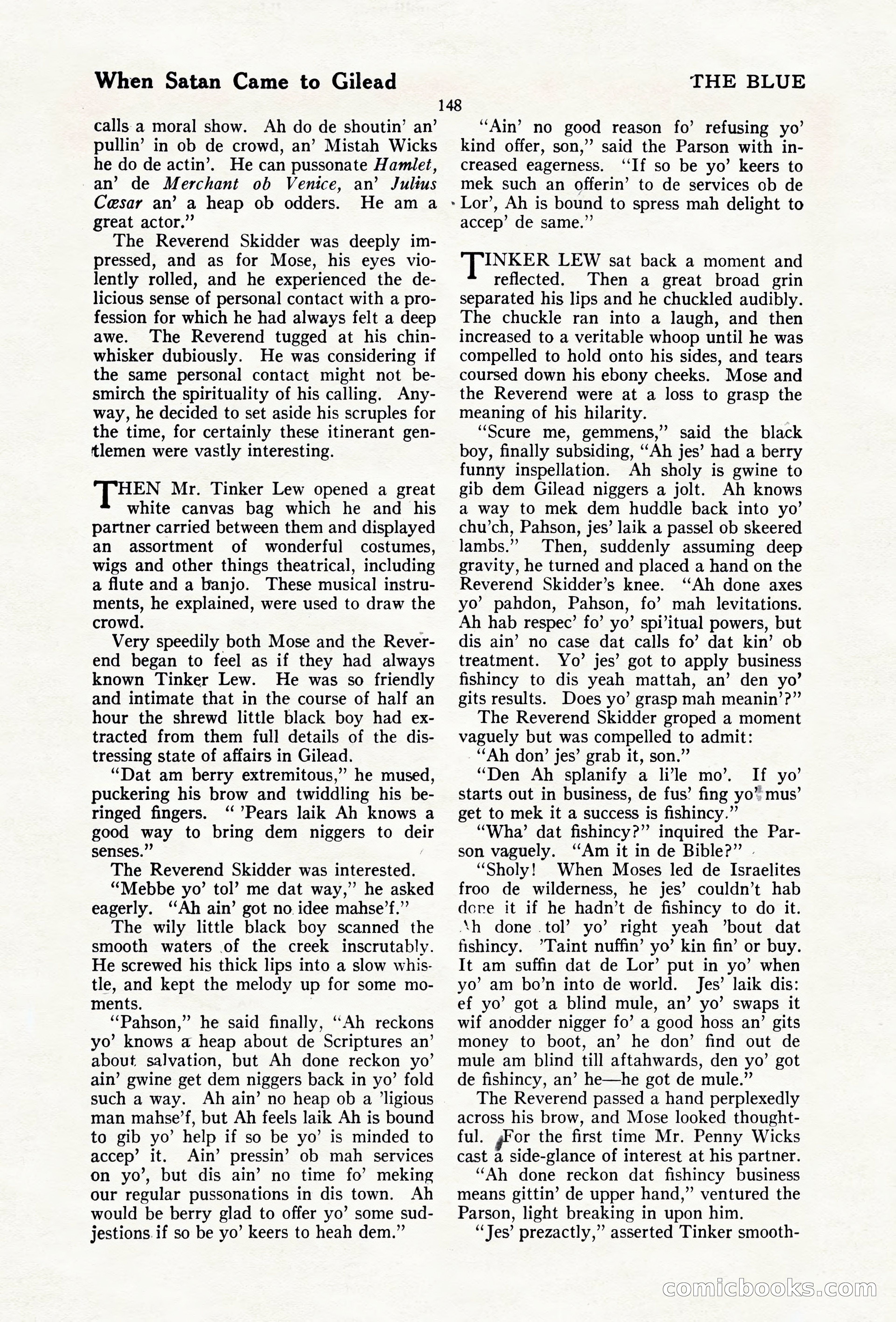 The Blue Book Magazine, April 1920 — page 154 of 212