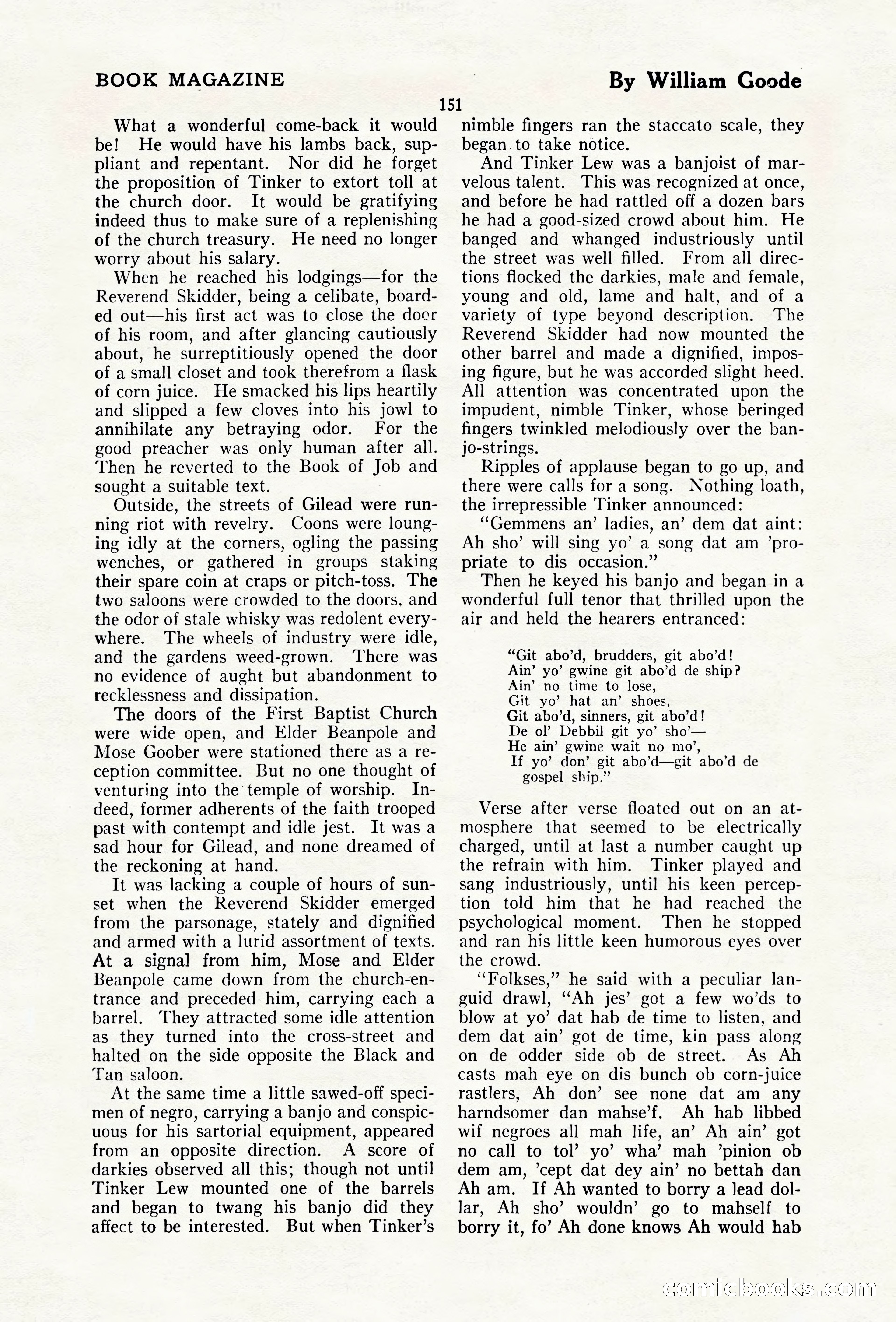 The Blue Book Magazine, April 1920 — page 157 of 212