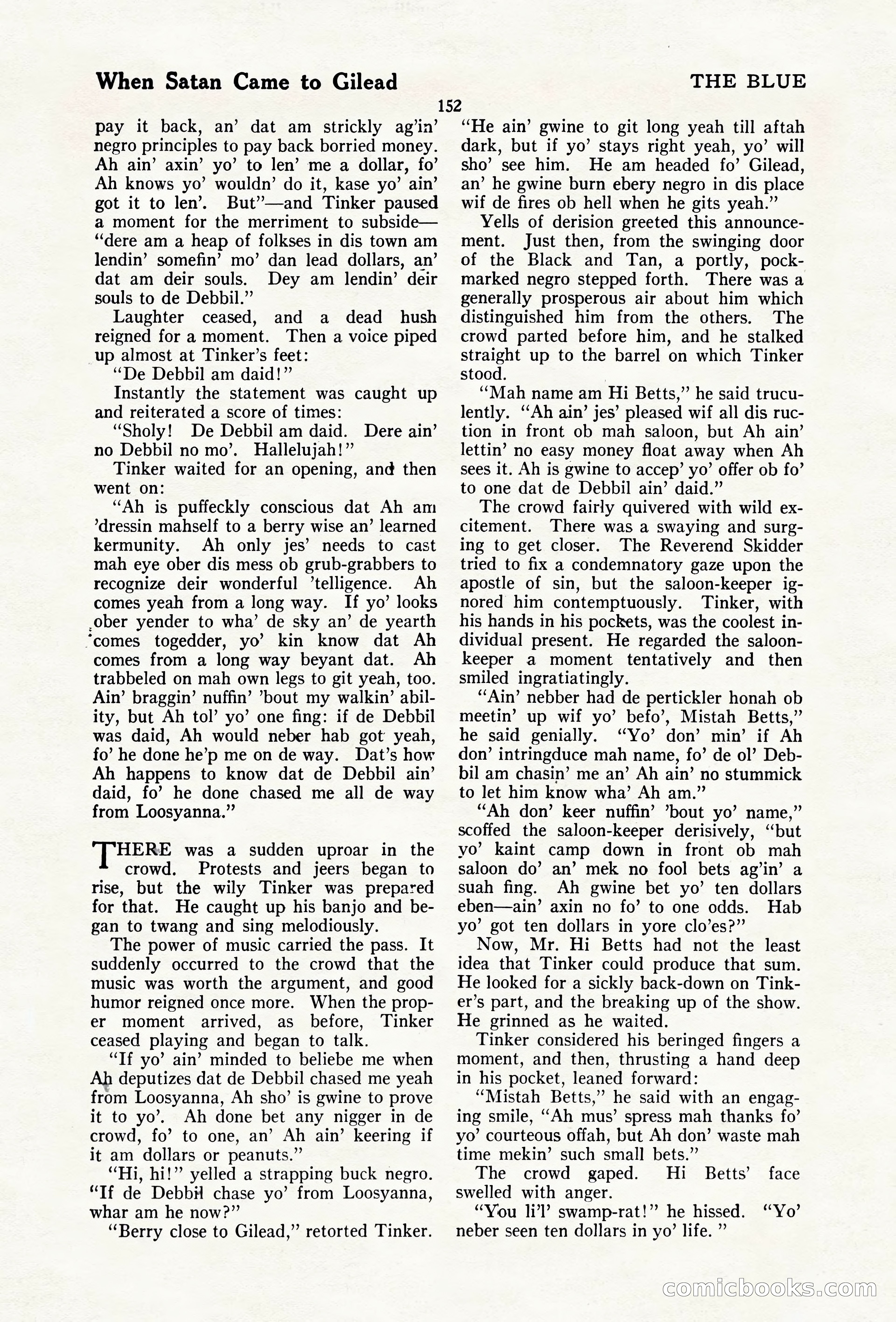 The Blue Book Magazine, April 1920 — page 158 of 212