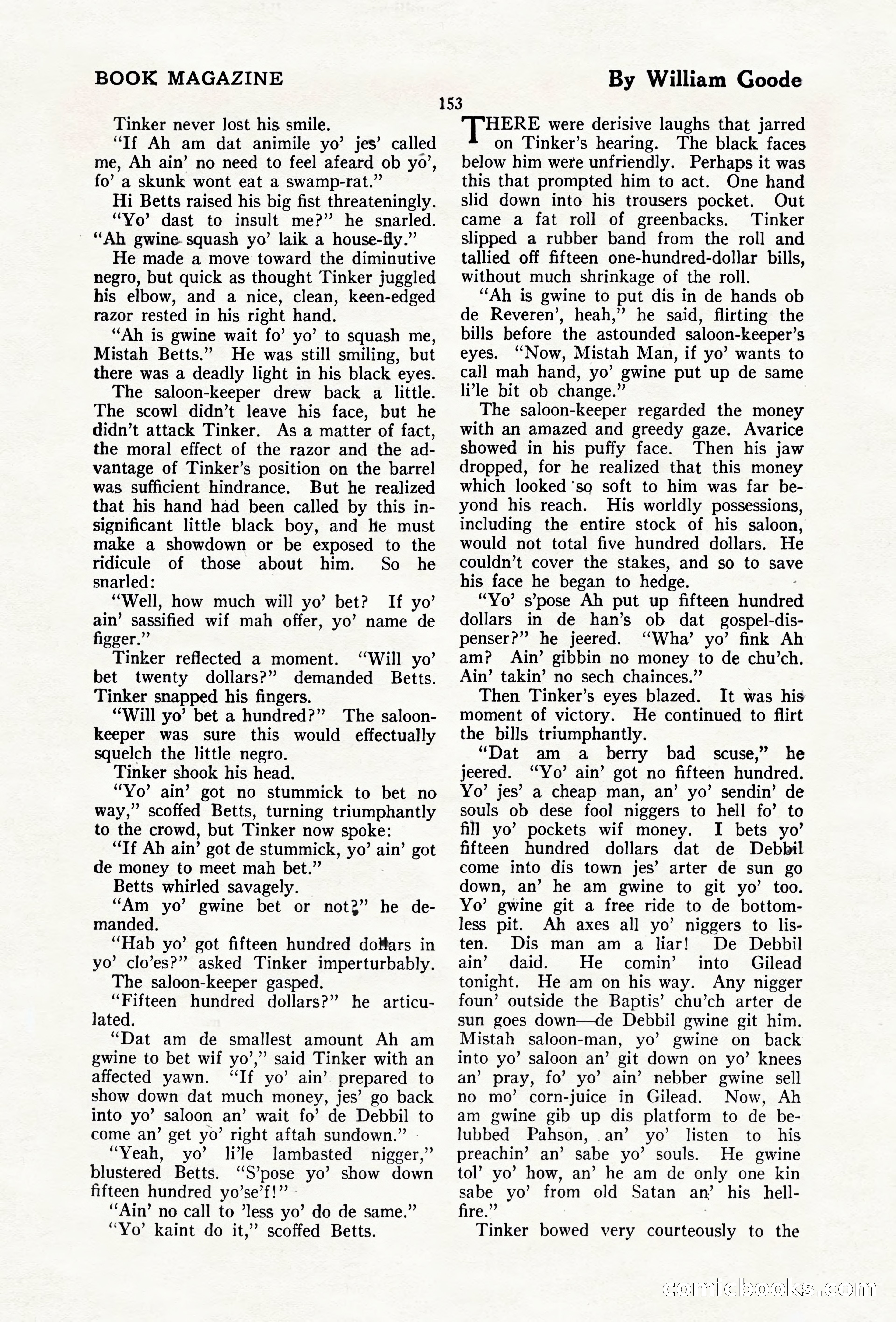 The Blue Book Magazine, April 1920 — page 159 of 212