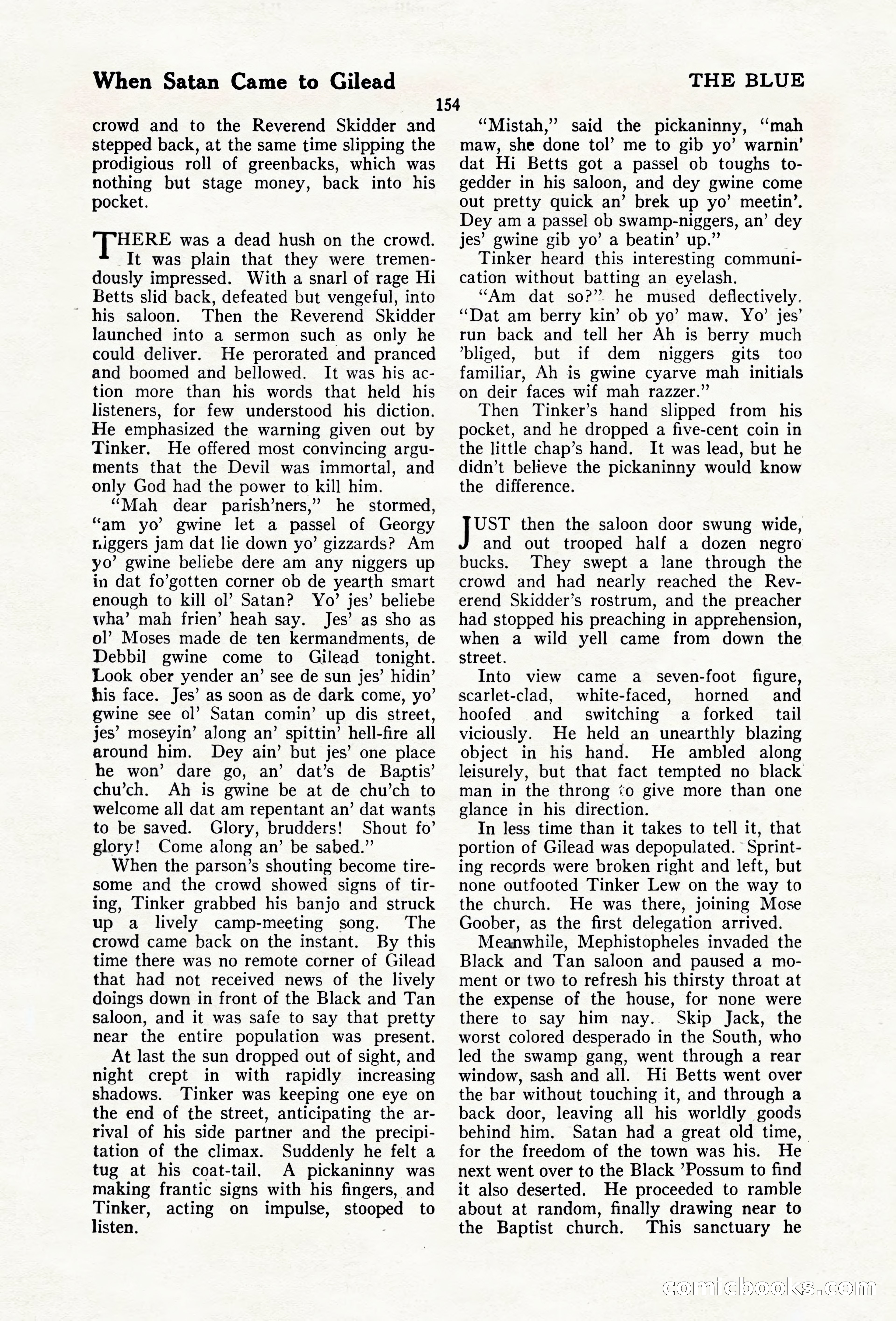 The Blue Book Magazine, April 1920 — page 160 of 212