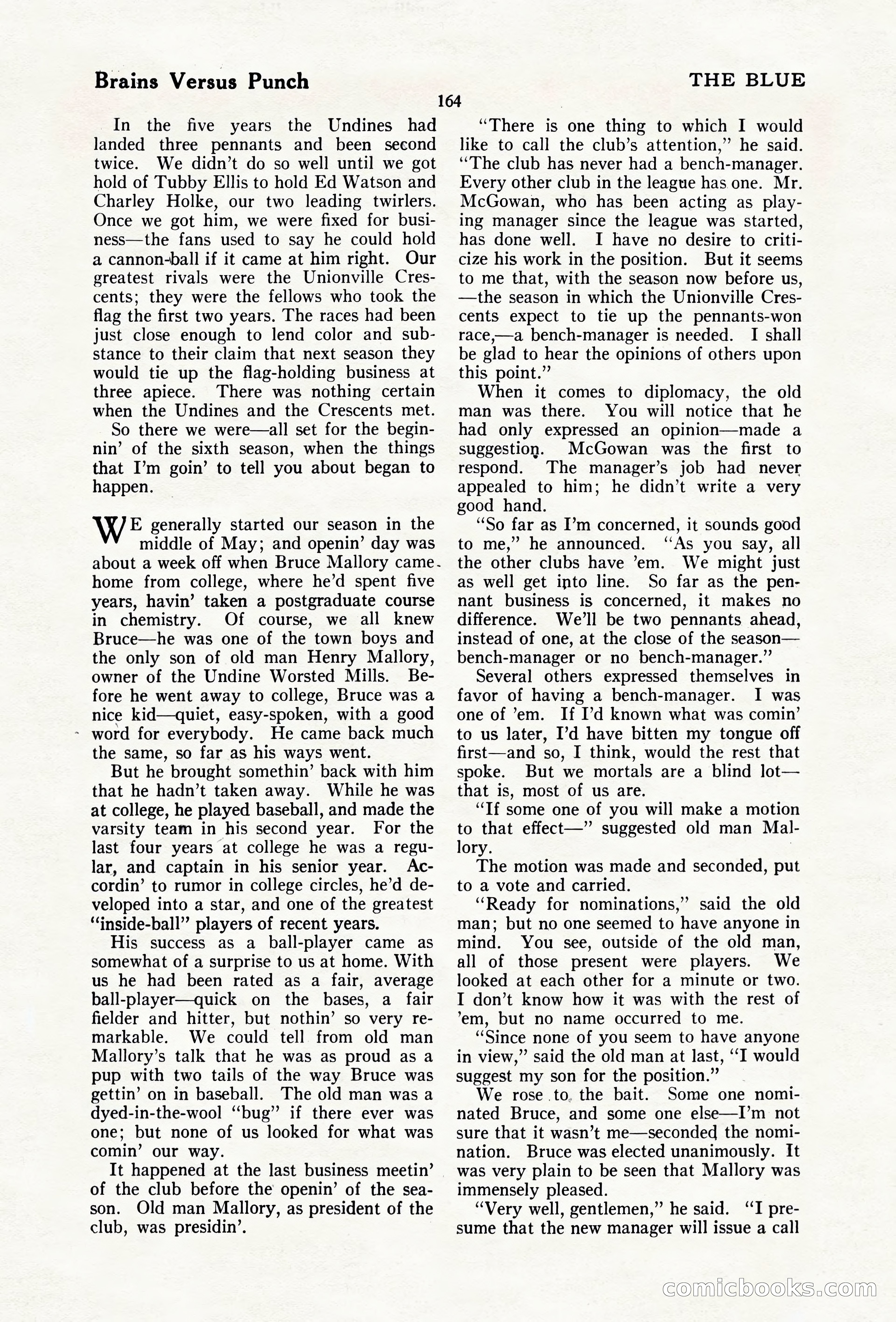 The Blue Book Magazine, April 1920 — page 170 of 212