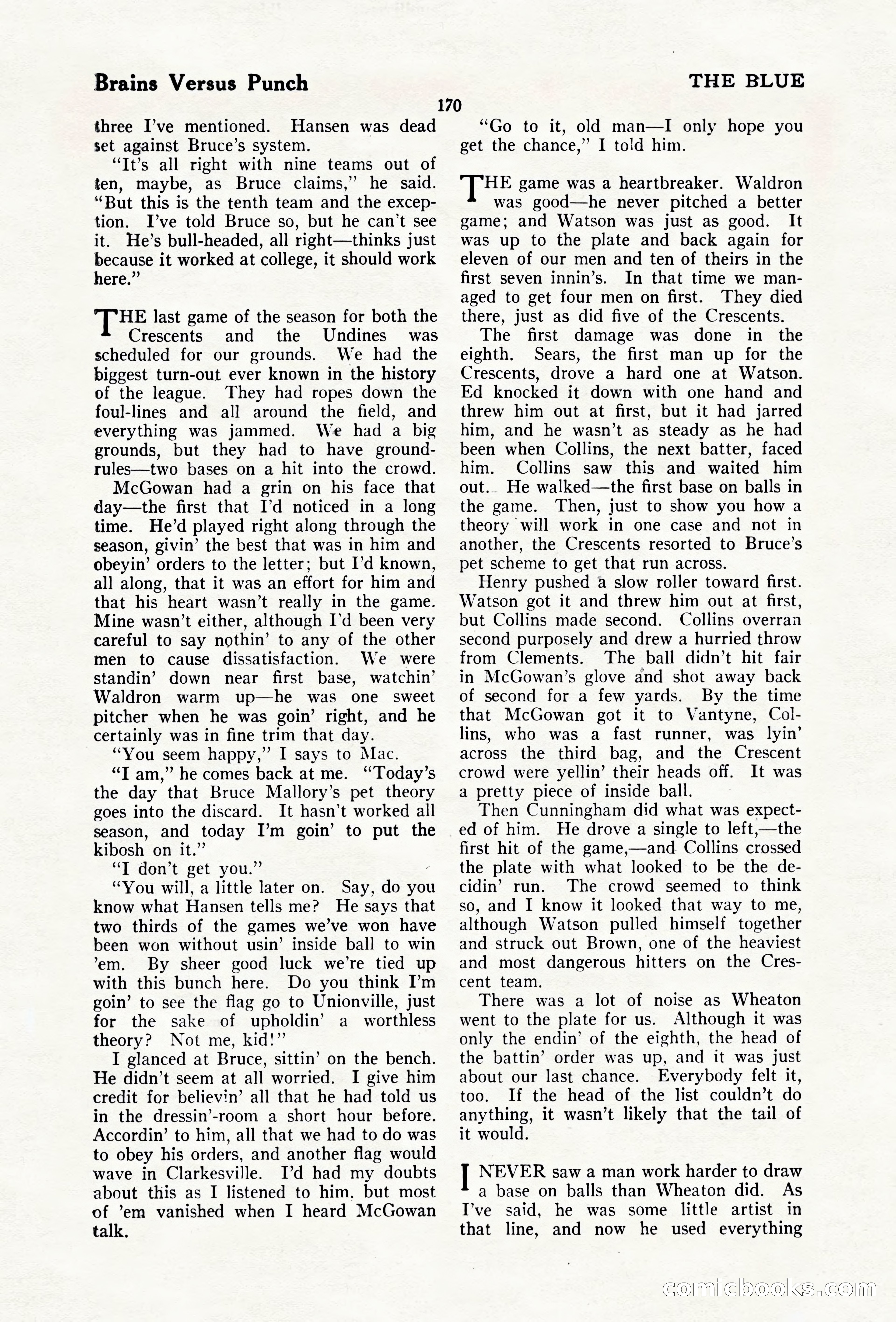 The Blue Book Magazine, April 1920 — page 176 of 212