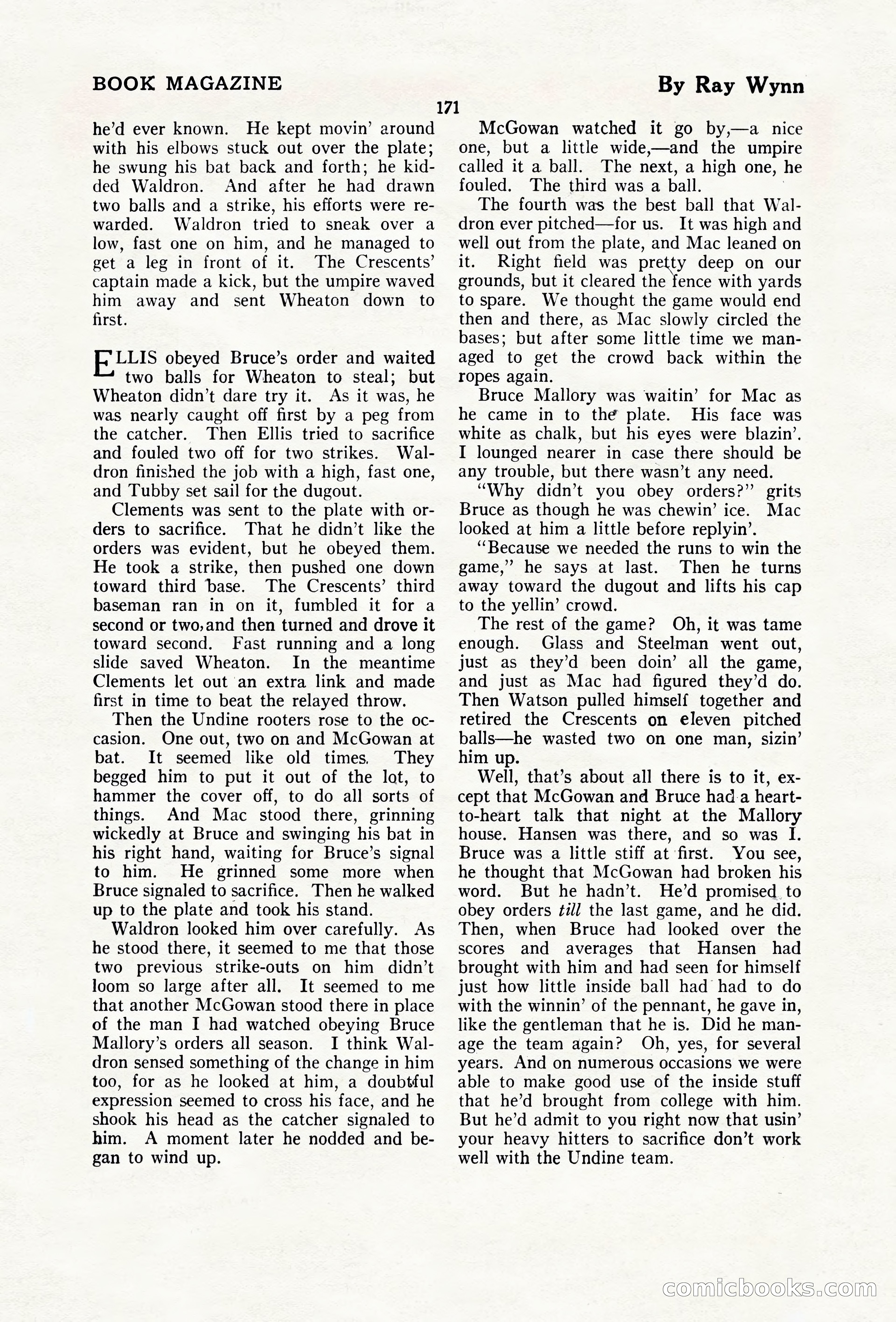 The Blue Book Magazine, April 1920 — page 177 of 212