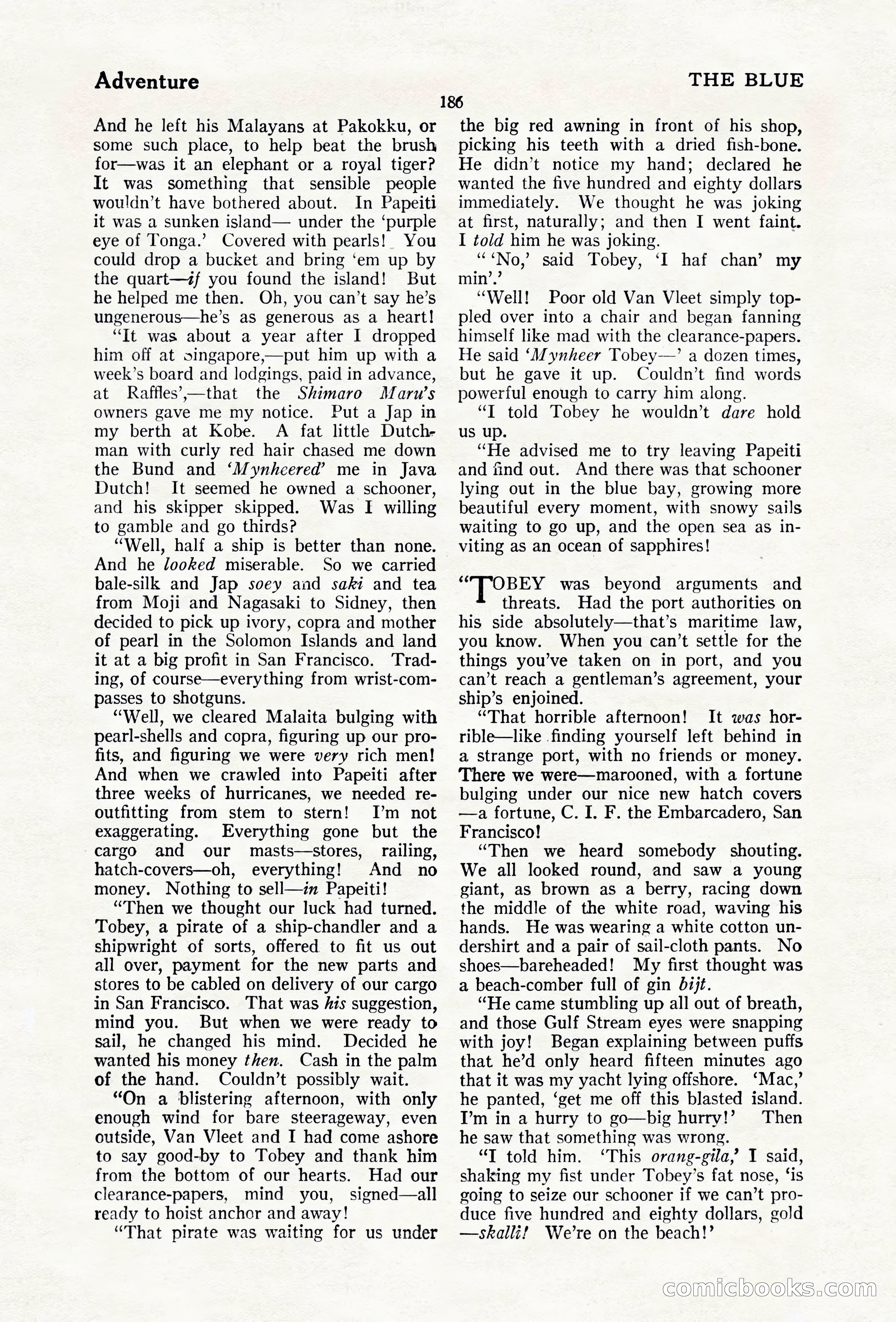 The Blue Book Magazine, April 1920 — page 192 of 212