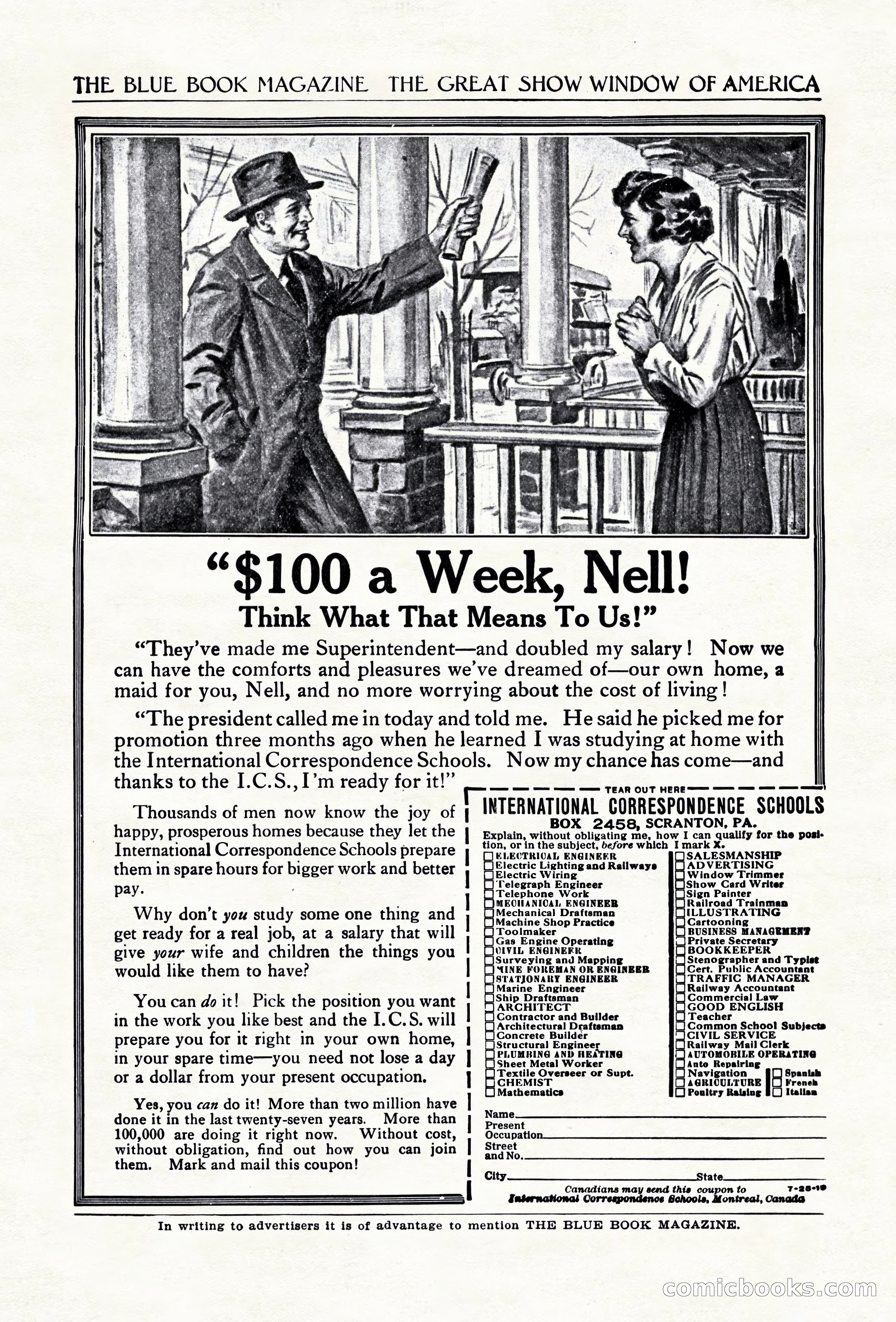 The Blue Book Magazine, April 1920 — page 199 of 212