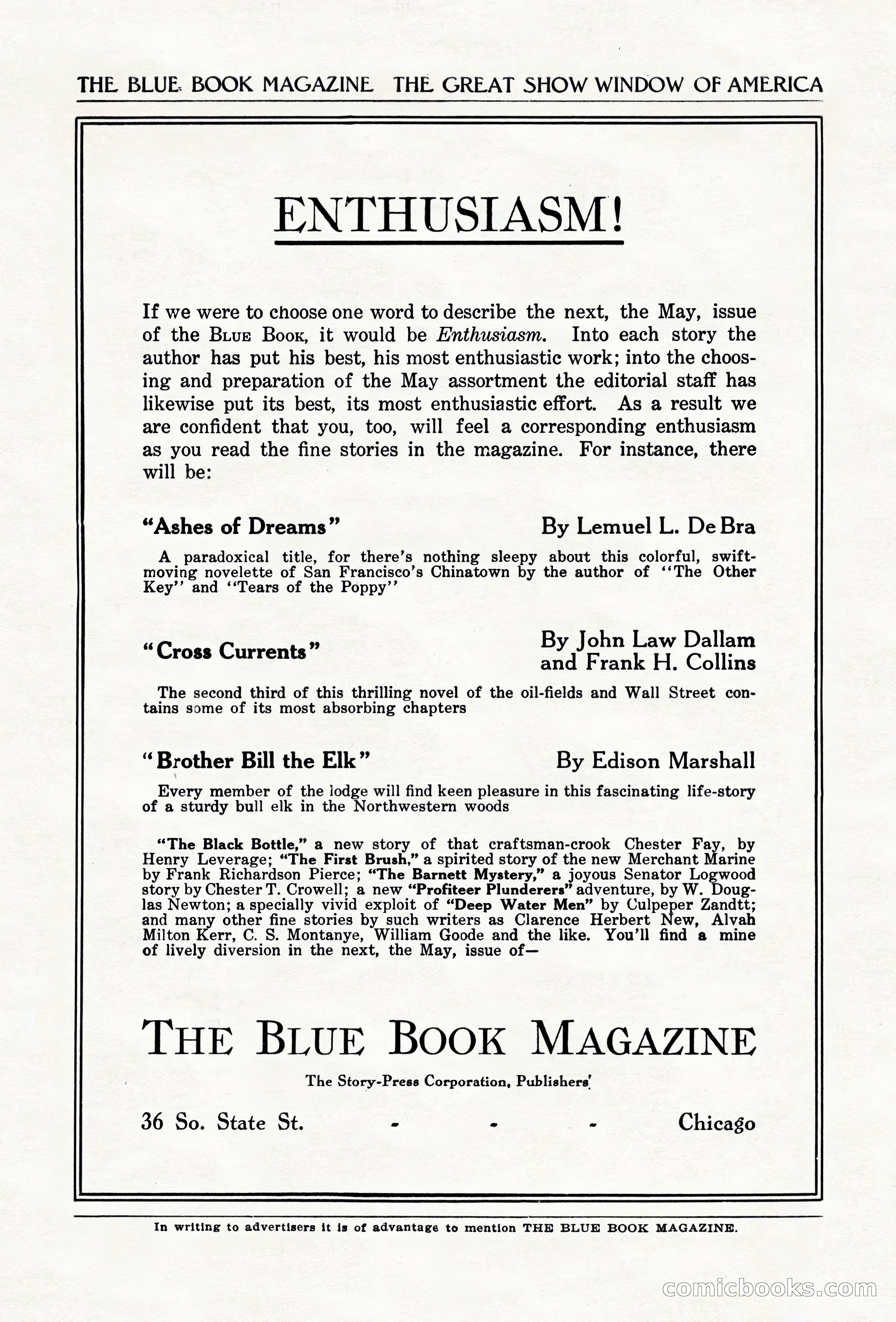 The Blue Book Magazine, April 1920 — page 202 of 212