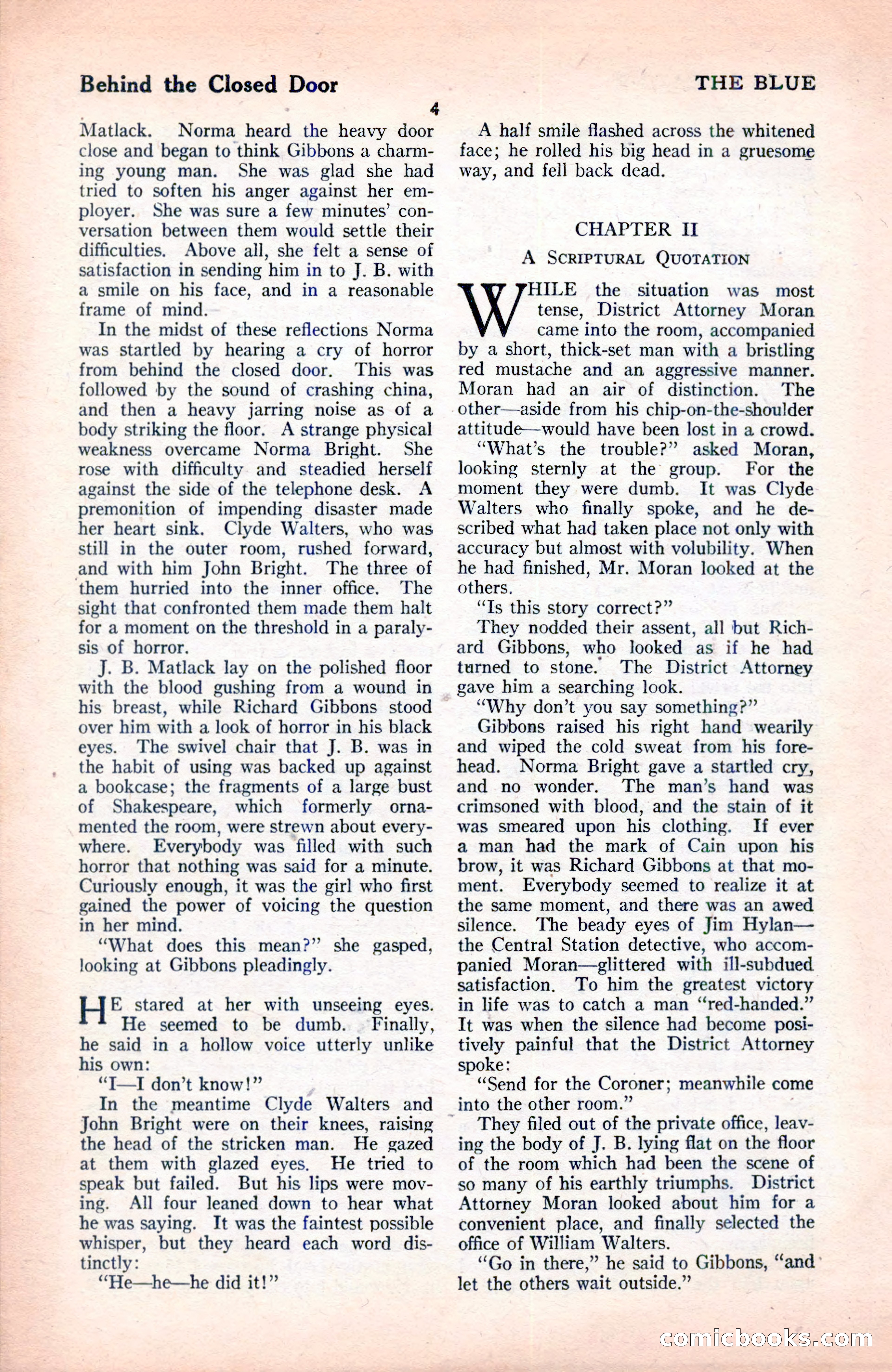 The Blue Book Magazine, June 1920 — page 10 of 208
