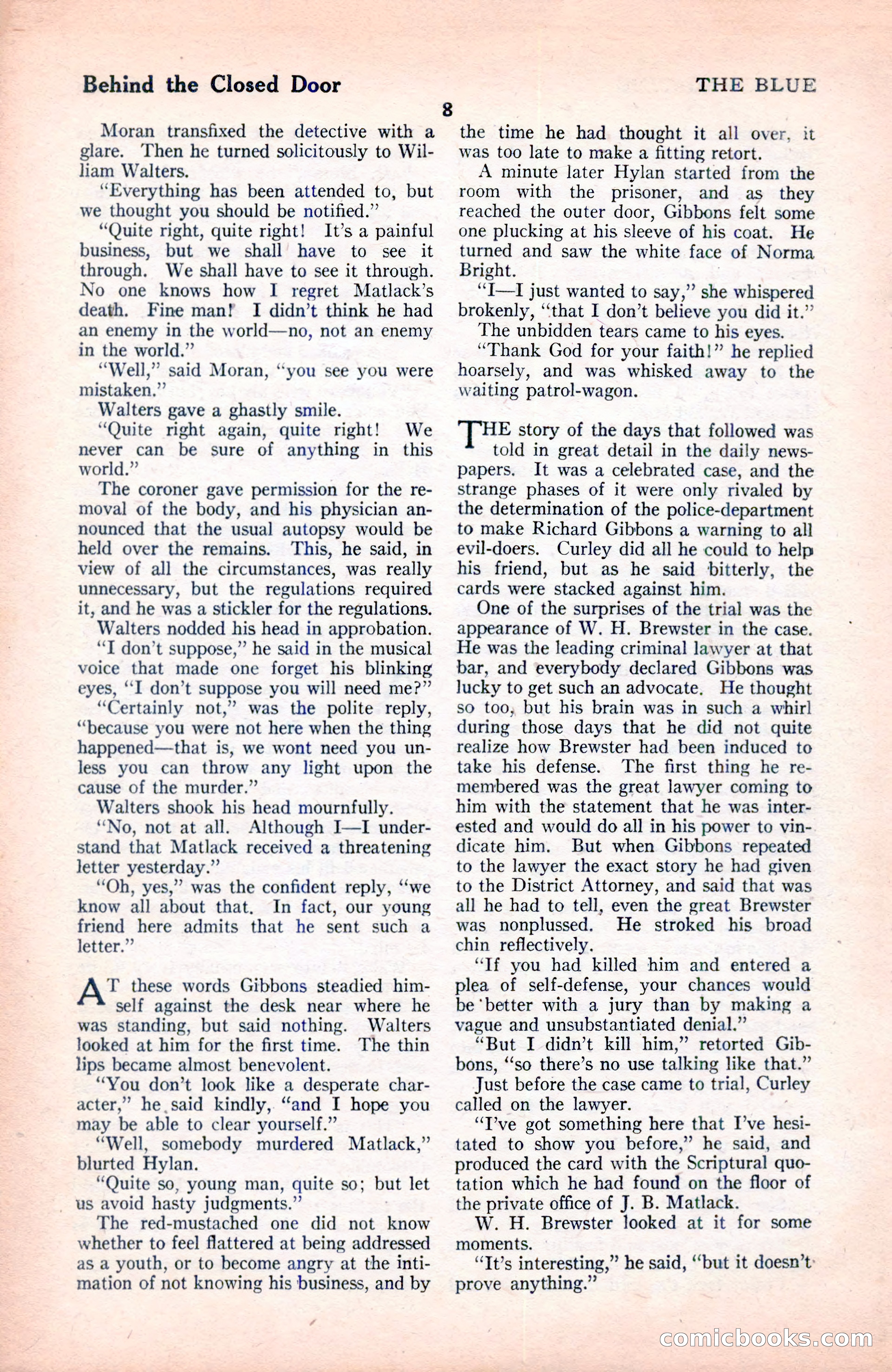The Blue Book Magazine, June 1920 — page 14 of 208