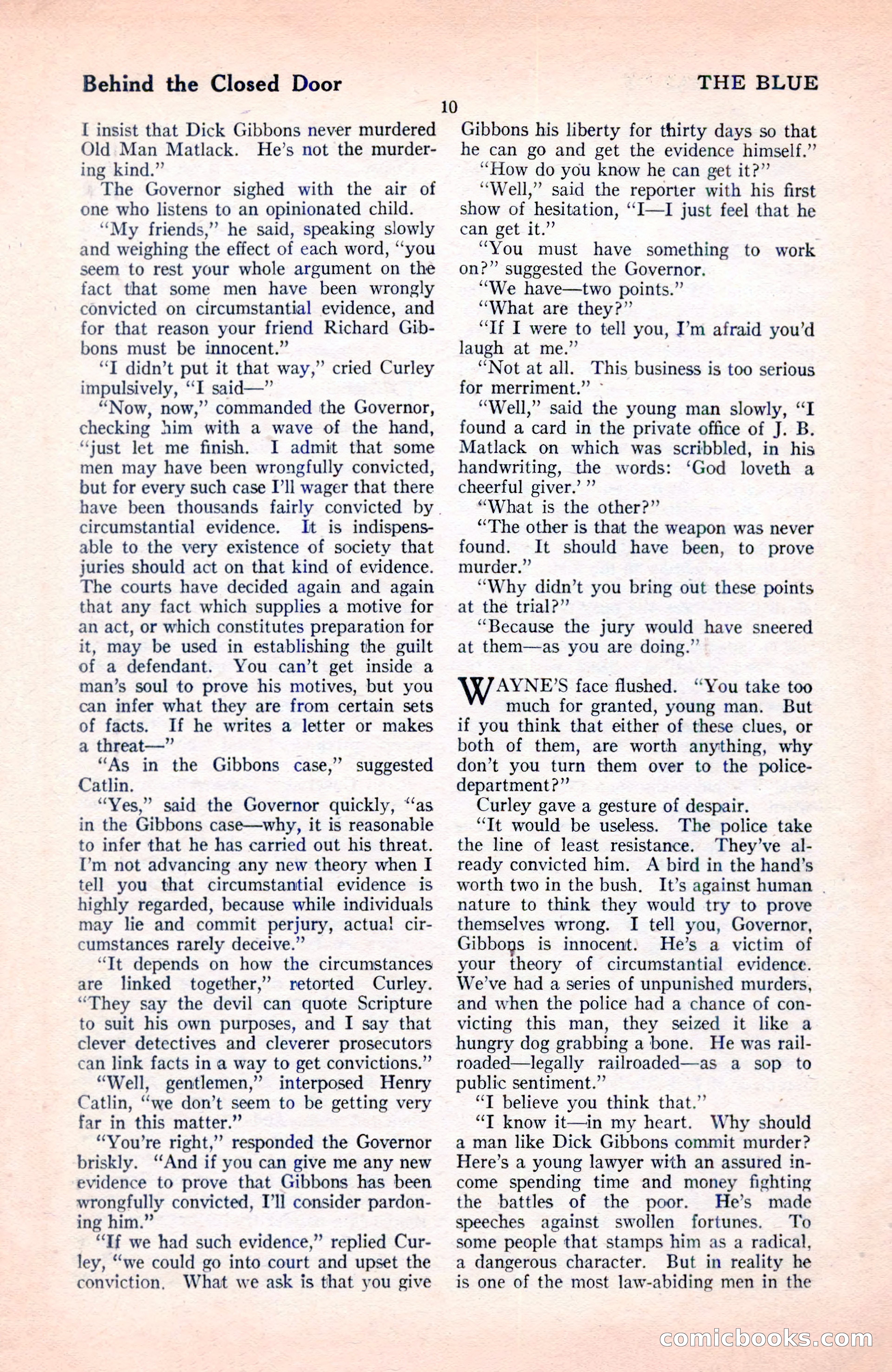 The Blue Book Magazine, June 1920 — page 16 of 208