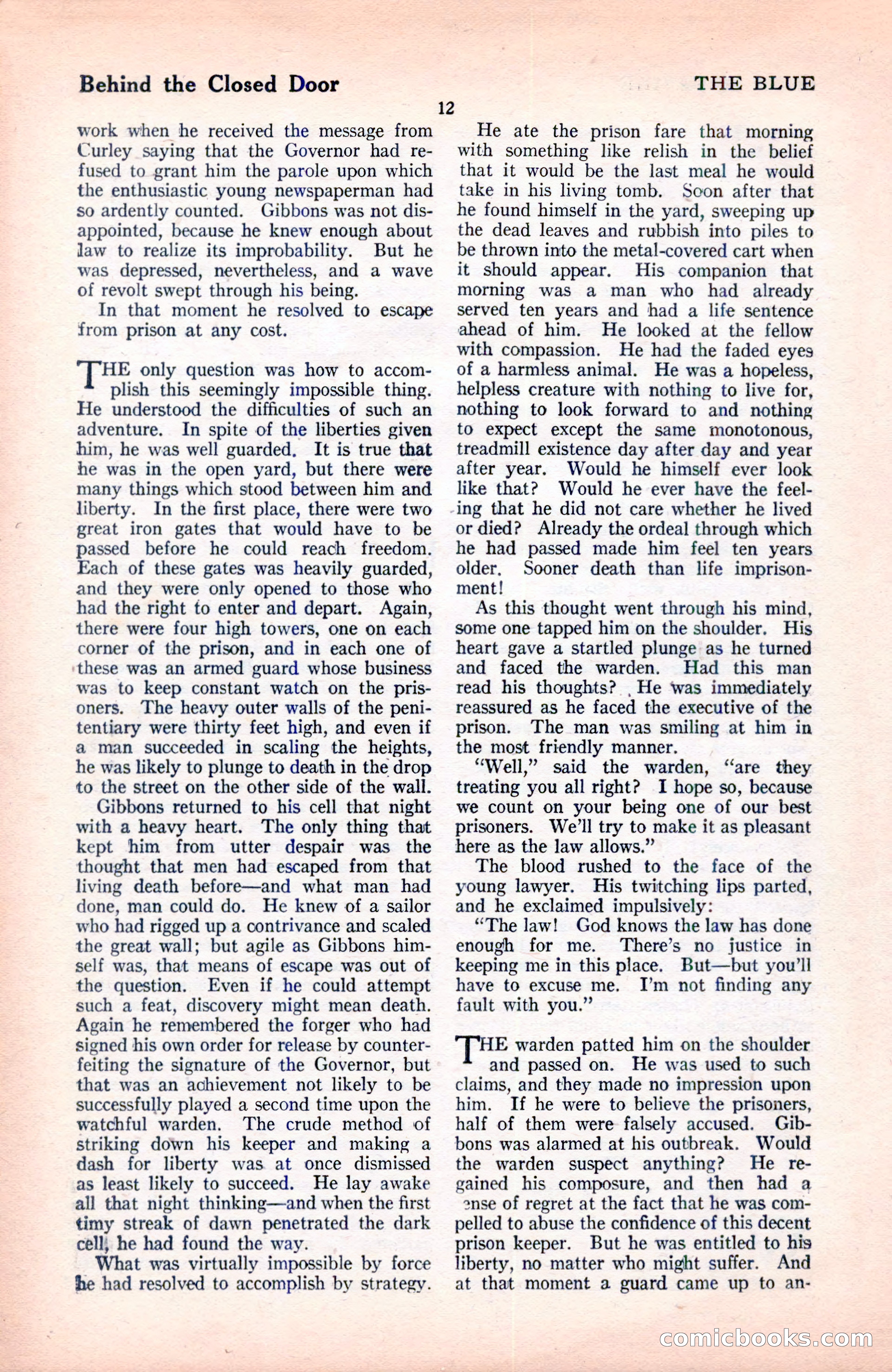 The Blue Book Magazine, June 1920 — page 18 of 208