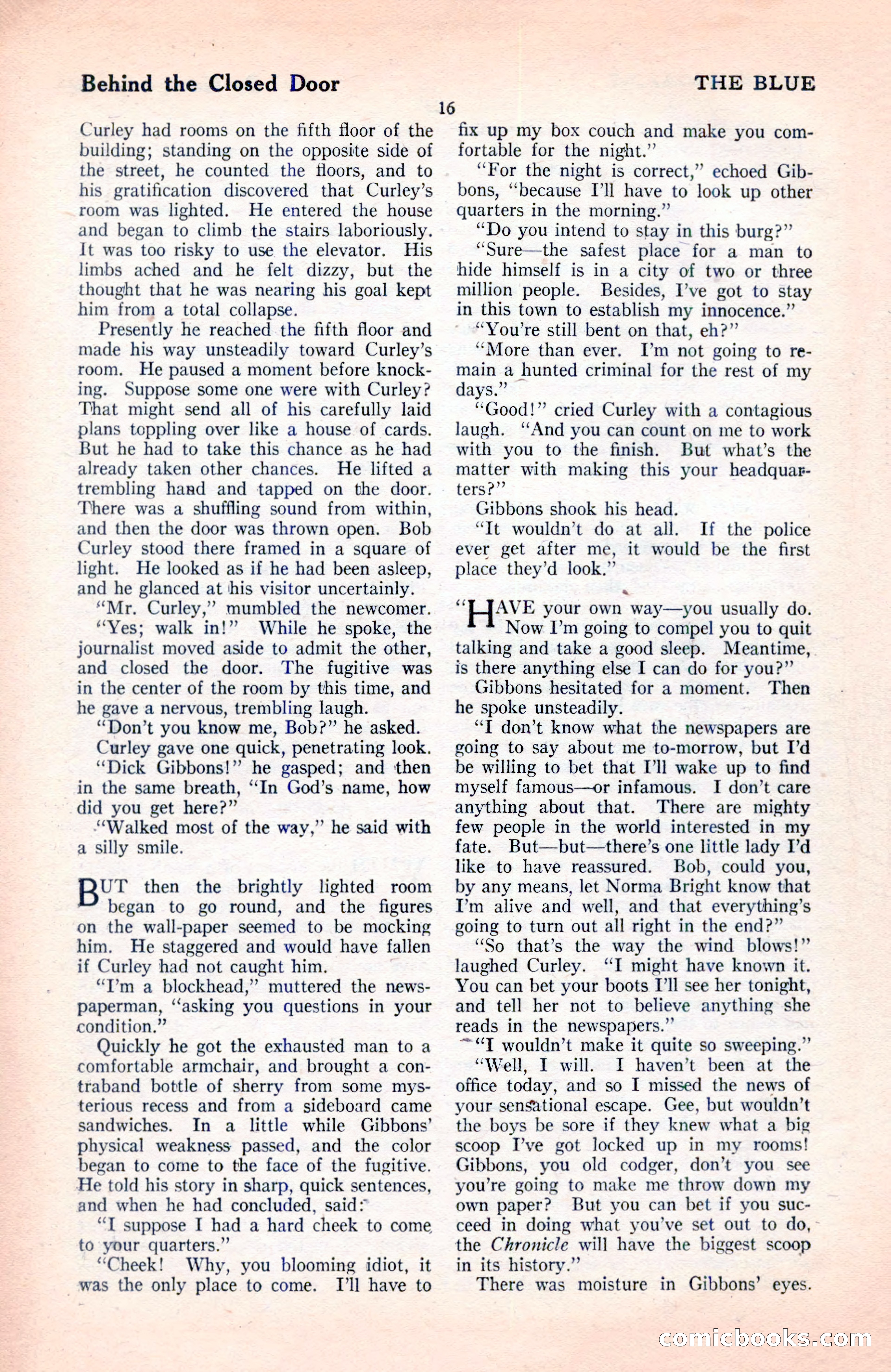 The Blue Book Magazine, June 1920 — page 22 of 208