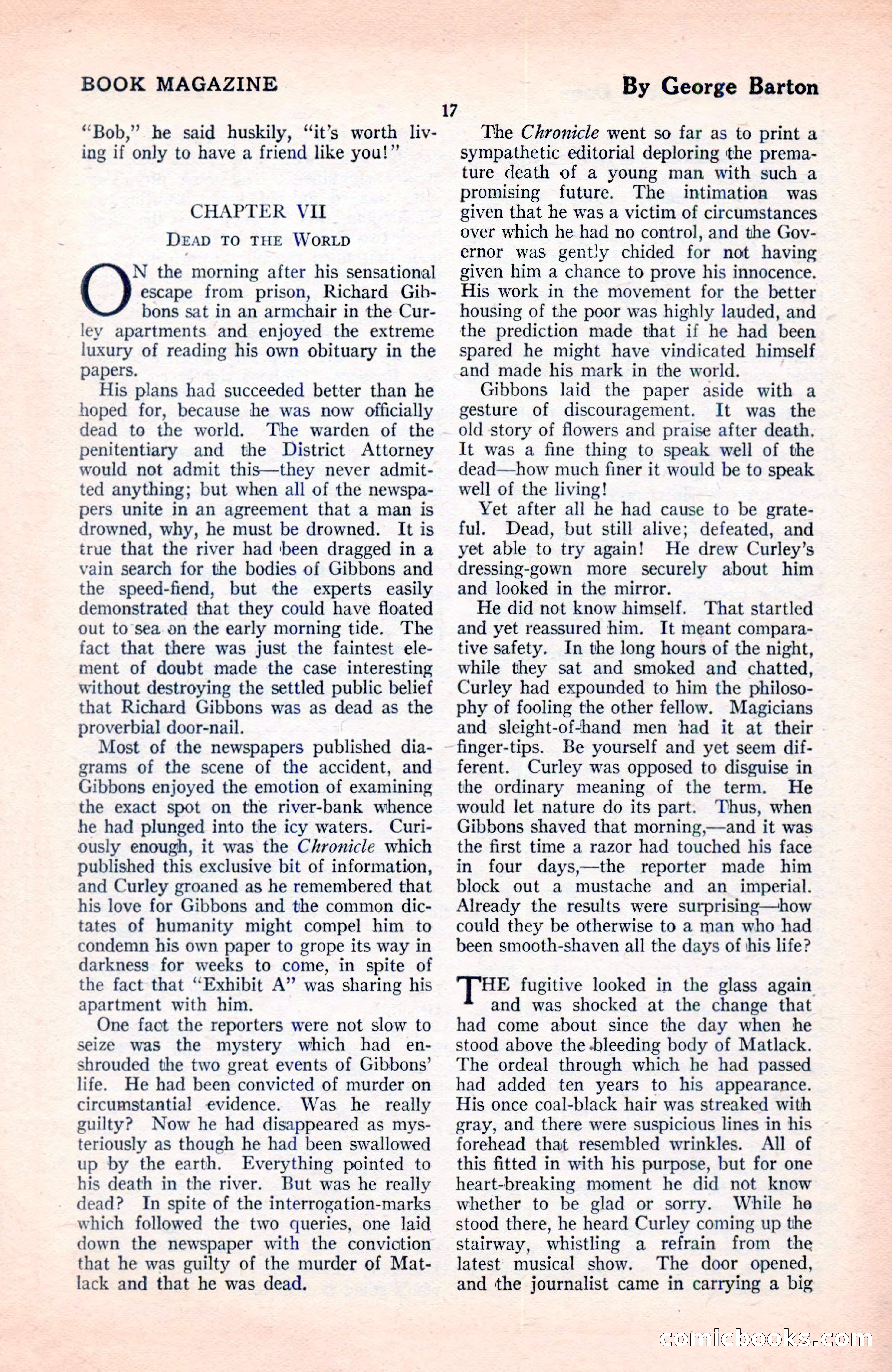 The Blue Book Magazine, June 1920 — page 23 of 208