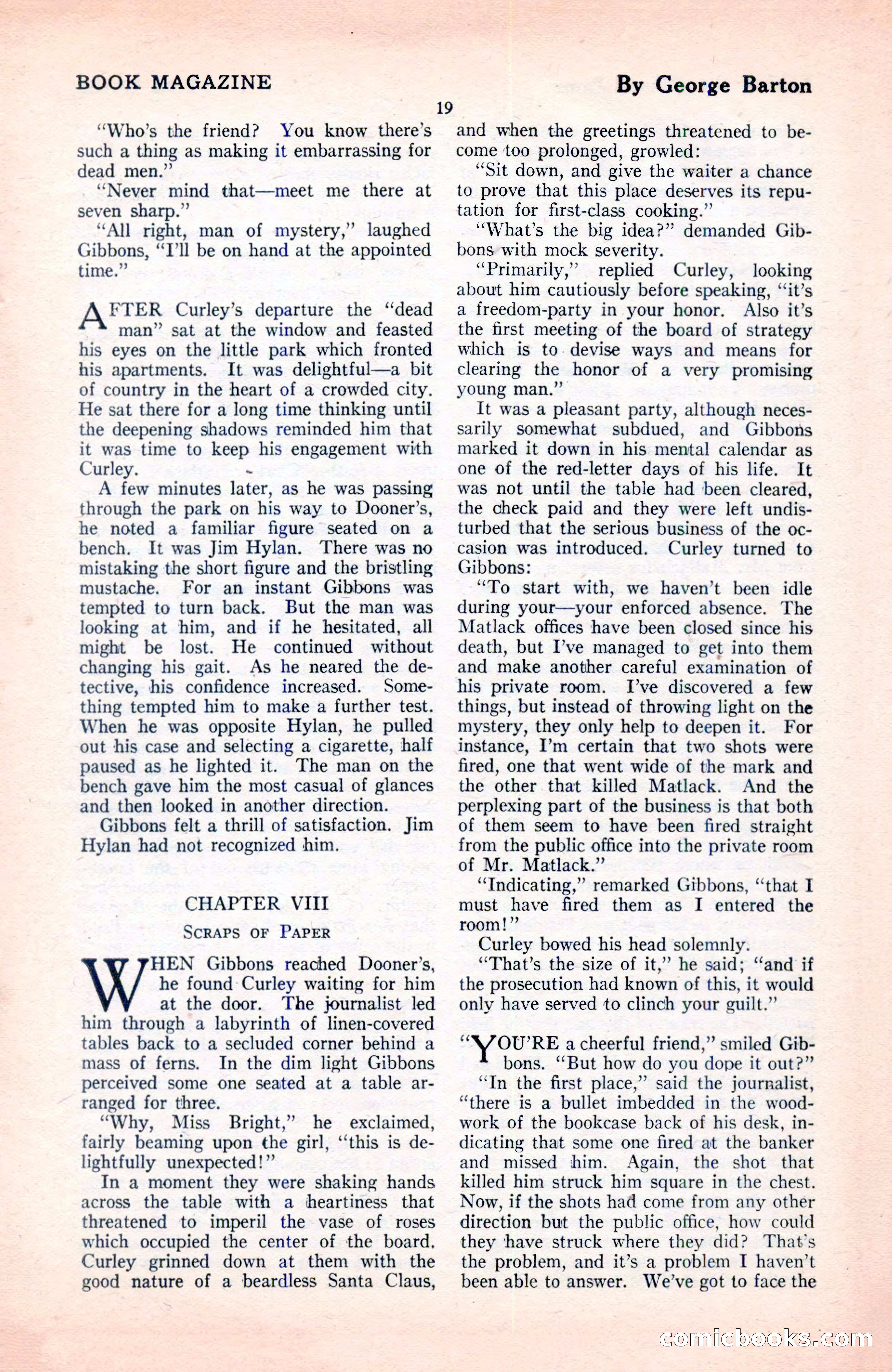 The Blue Book Magazine, June 1920 — page 25 of 208