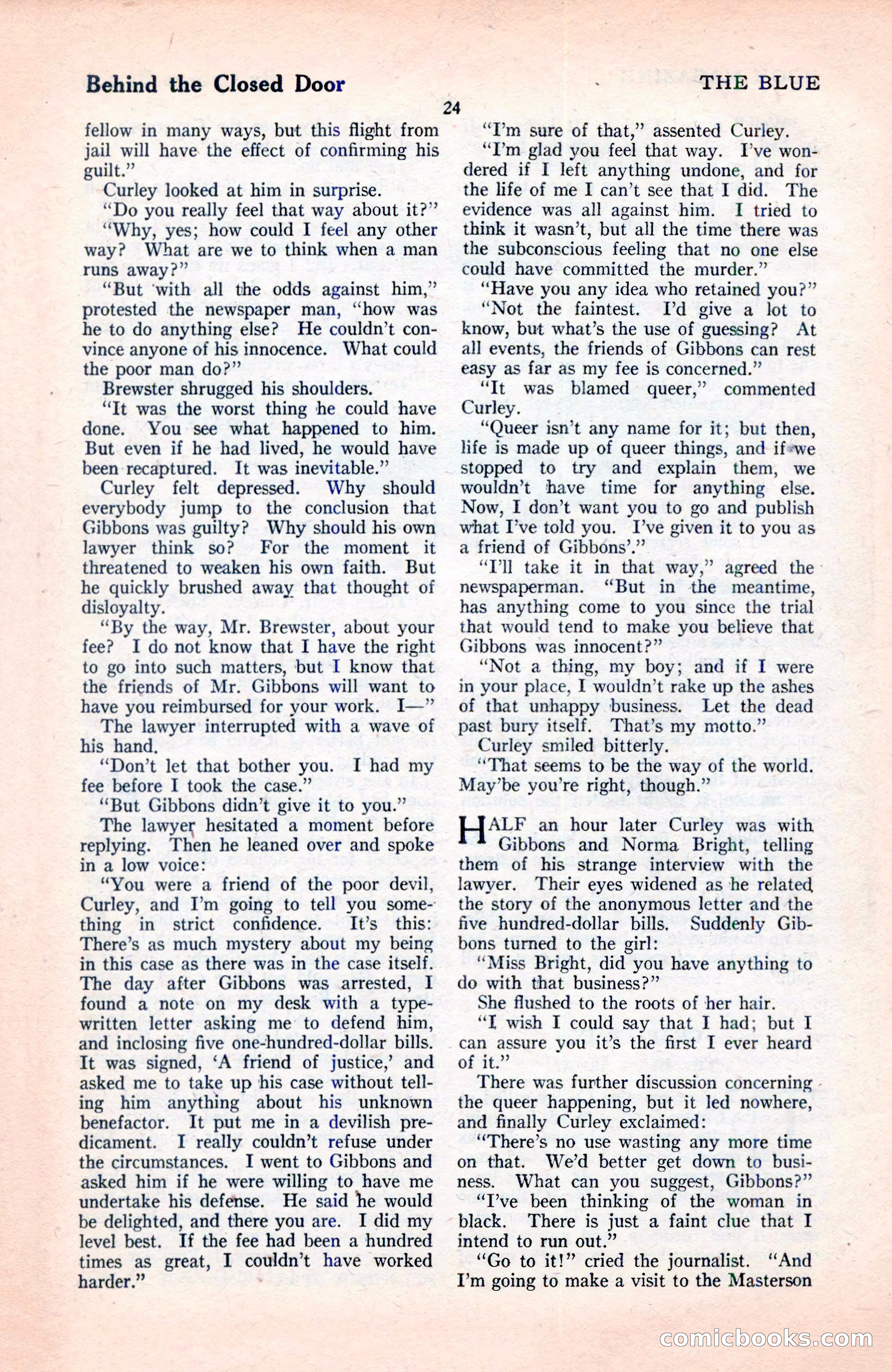 The Blue Book Magazine, June 1920 — page 30 of 208