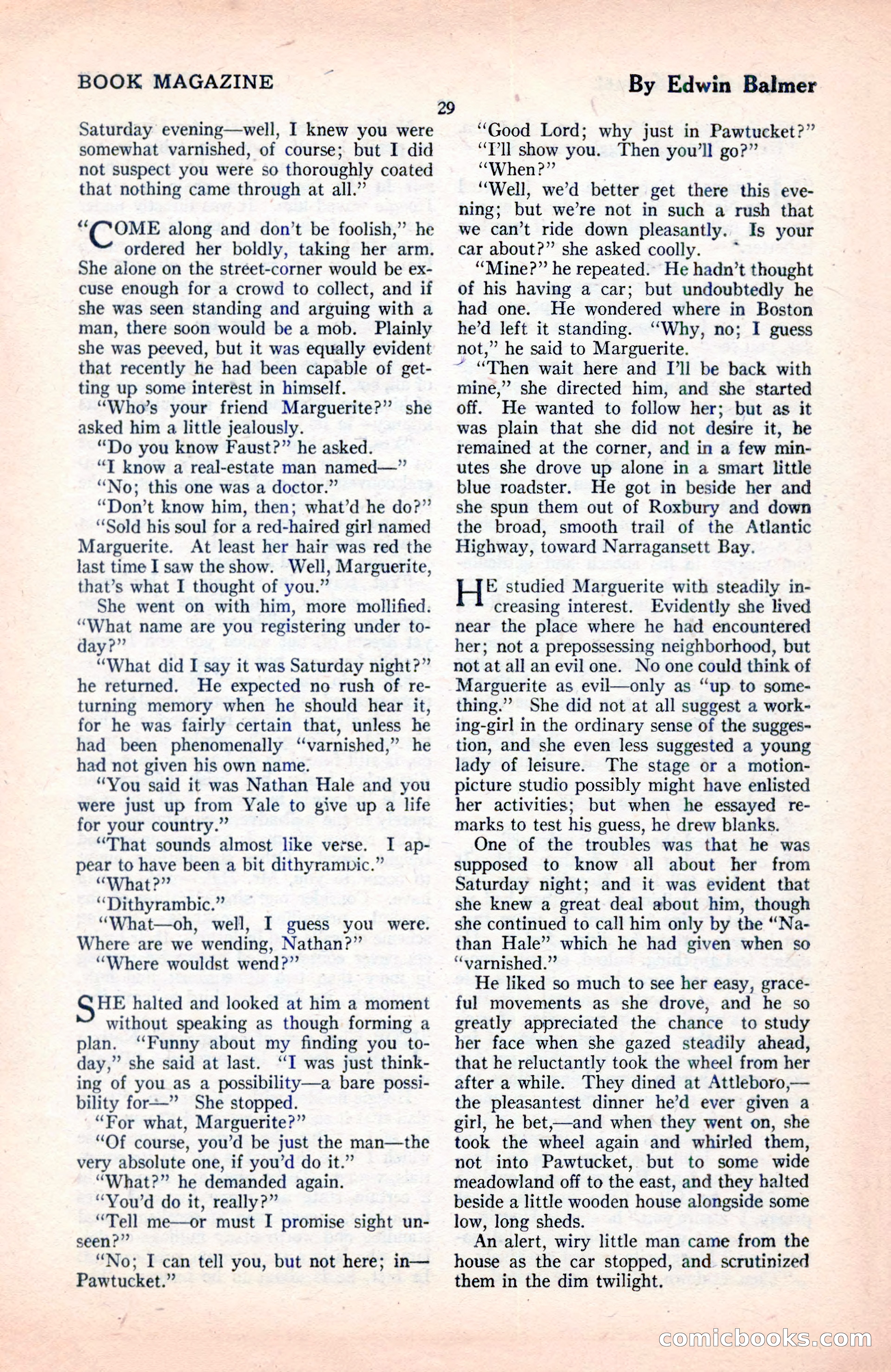 The Blue Book Magazine, June 1920 — page 35 of 208