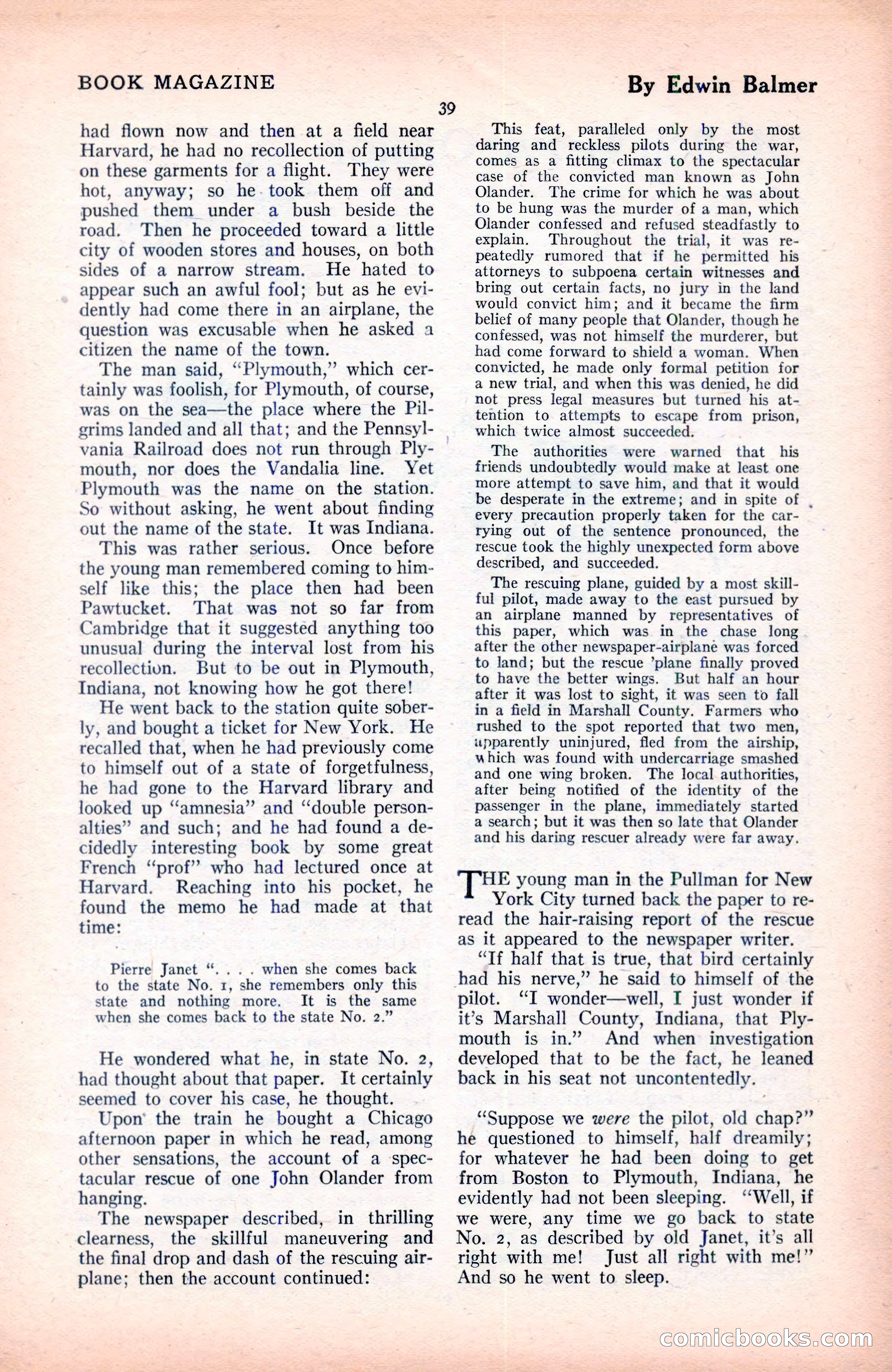 The Blue Book Magazine, June 1920 — page 45 of 208