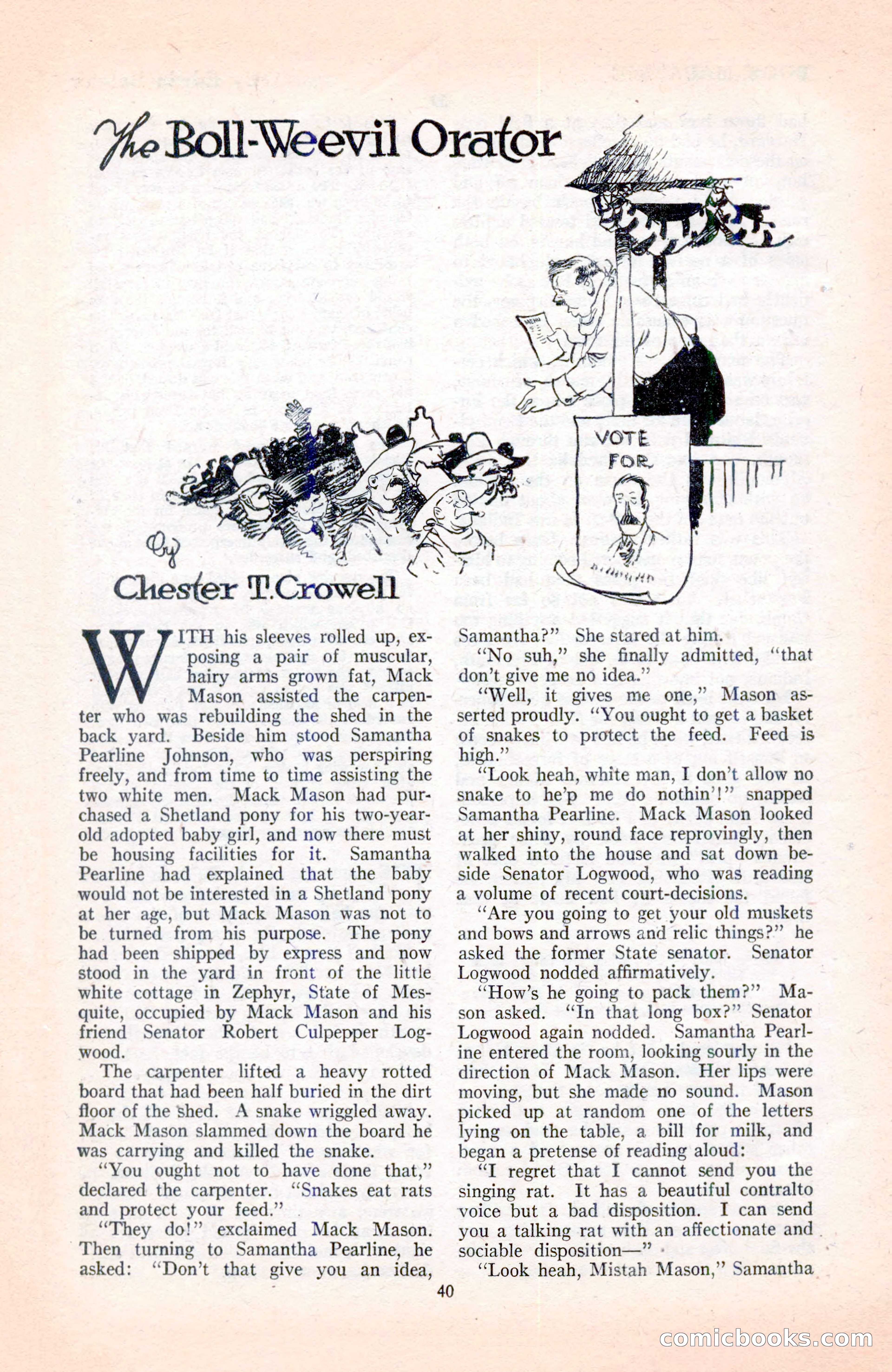 The Blue Book Magazine, June 1920 — page 46 of 208