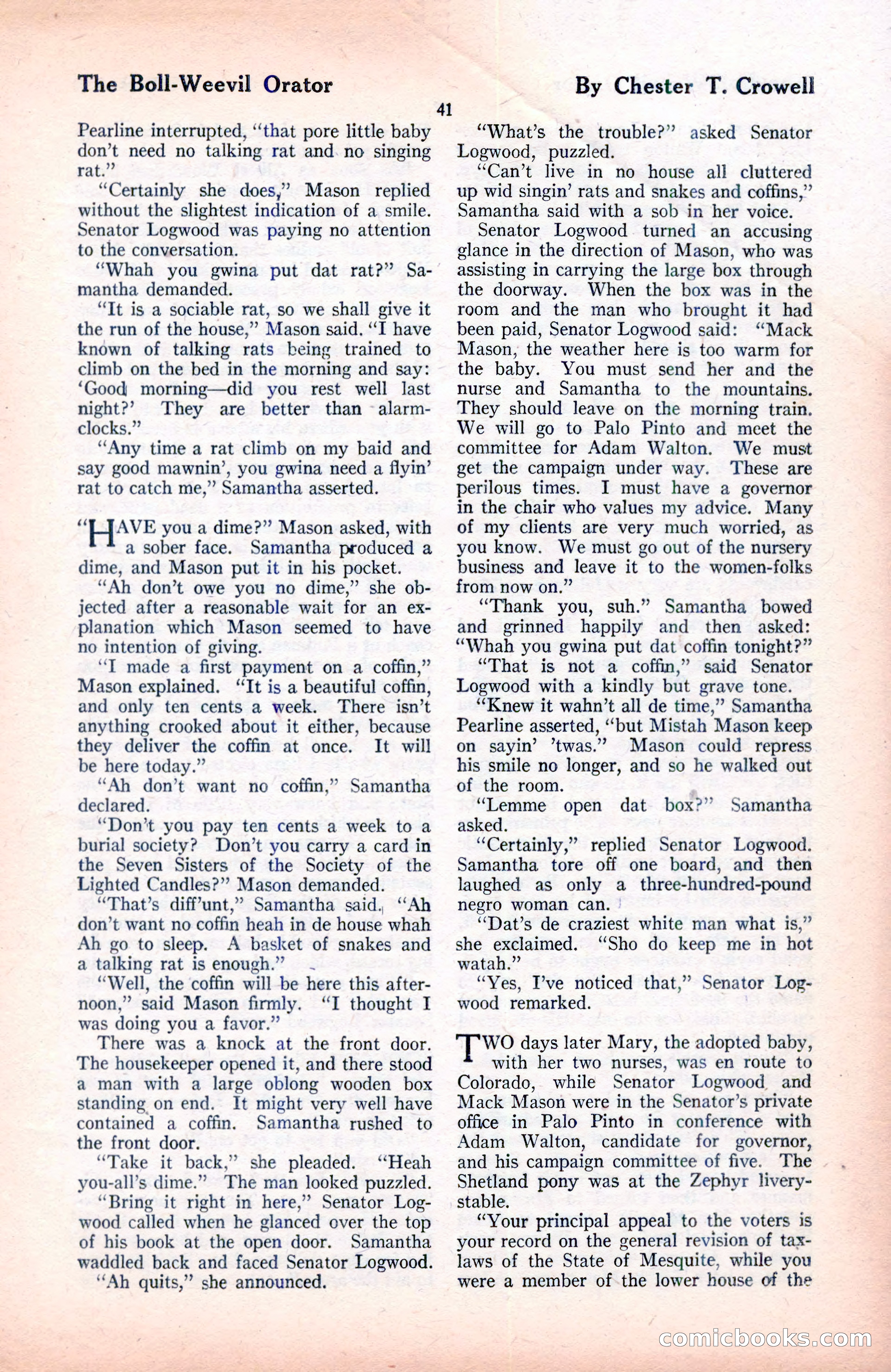 The Blue Book Magazine, June 1920 — page 47 of 208