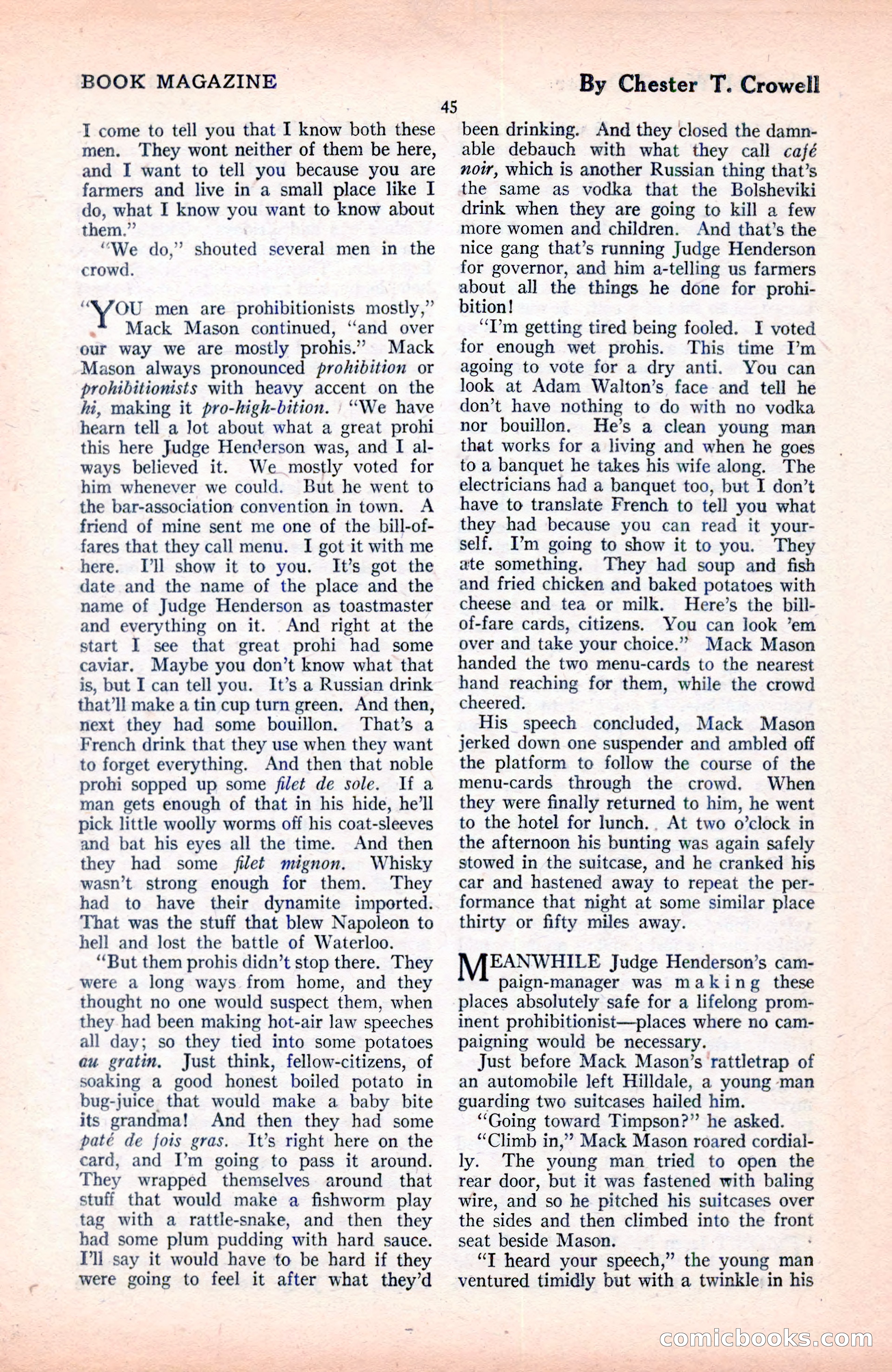 The Blue Book Magazine, June 1920 — page 51 of 208