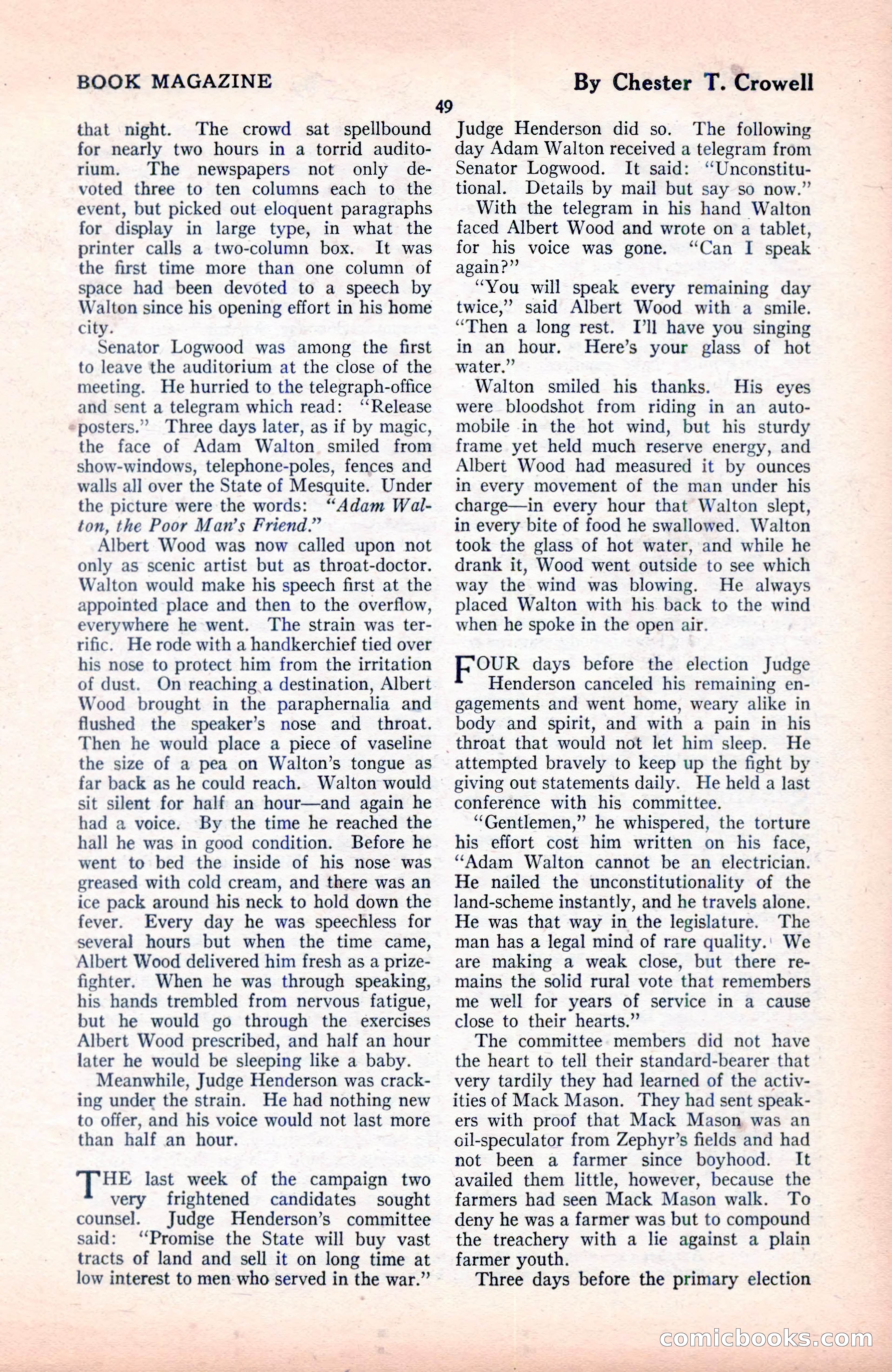 The Blue Book Magazine, June 1920 — page 55 of 208