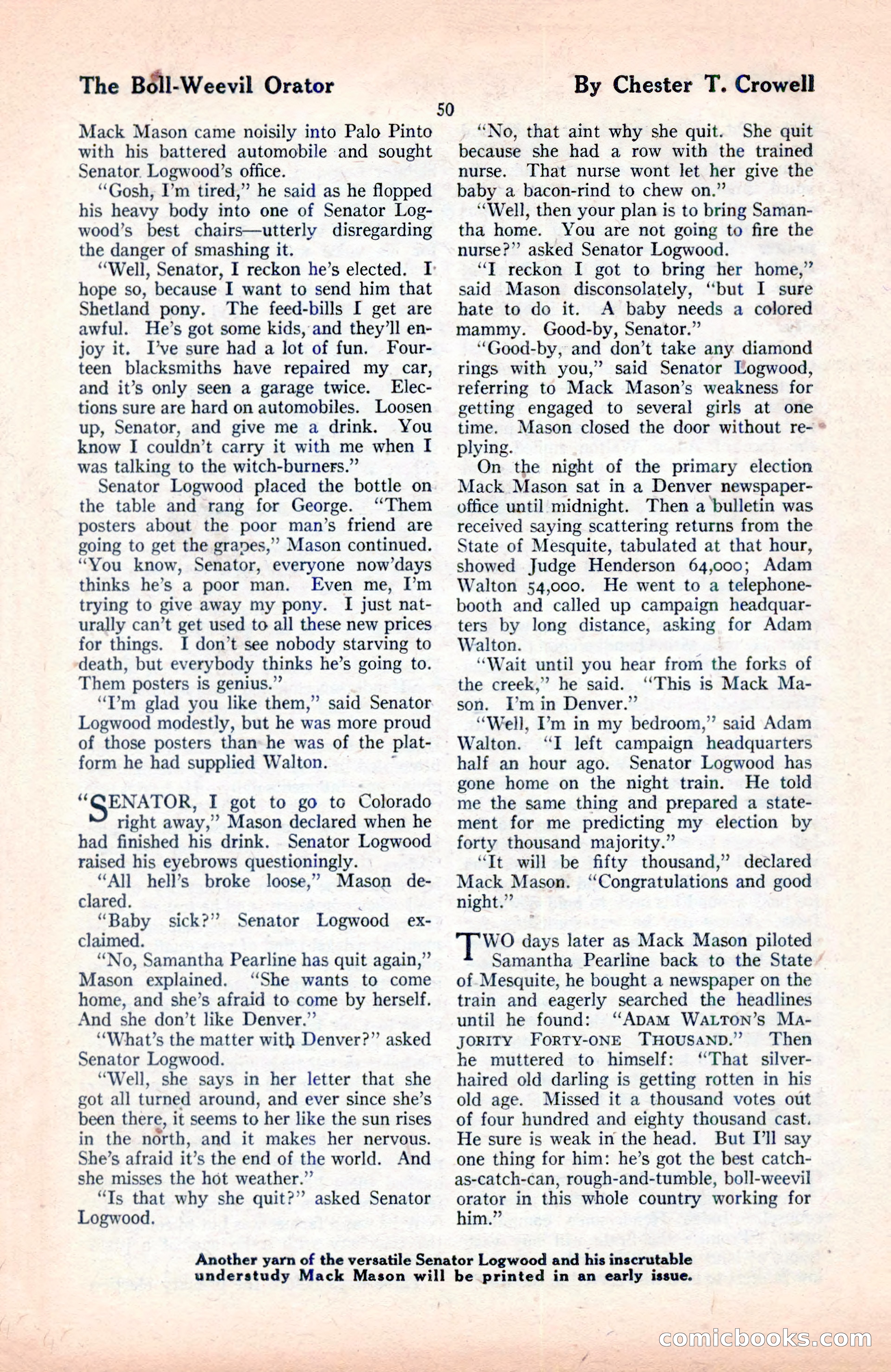 The Blue Book Magazine, June 1920 — page 56 of 208