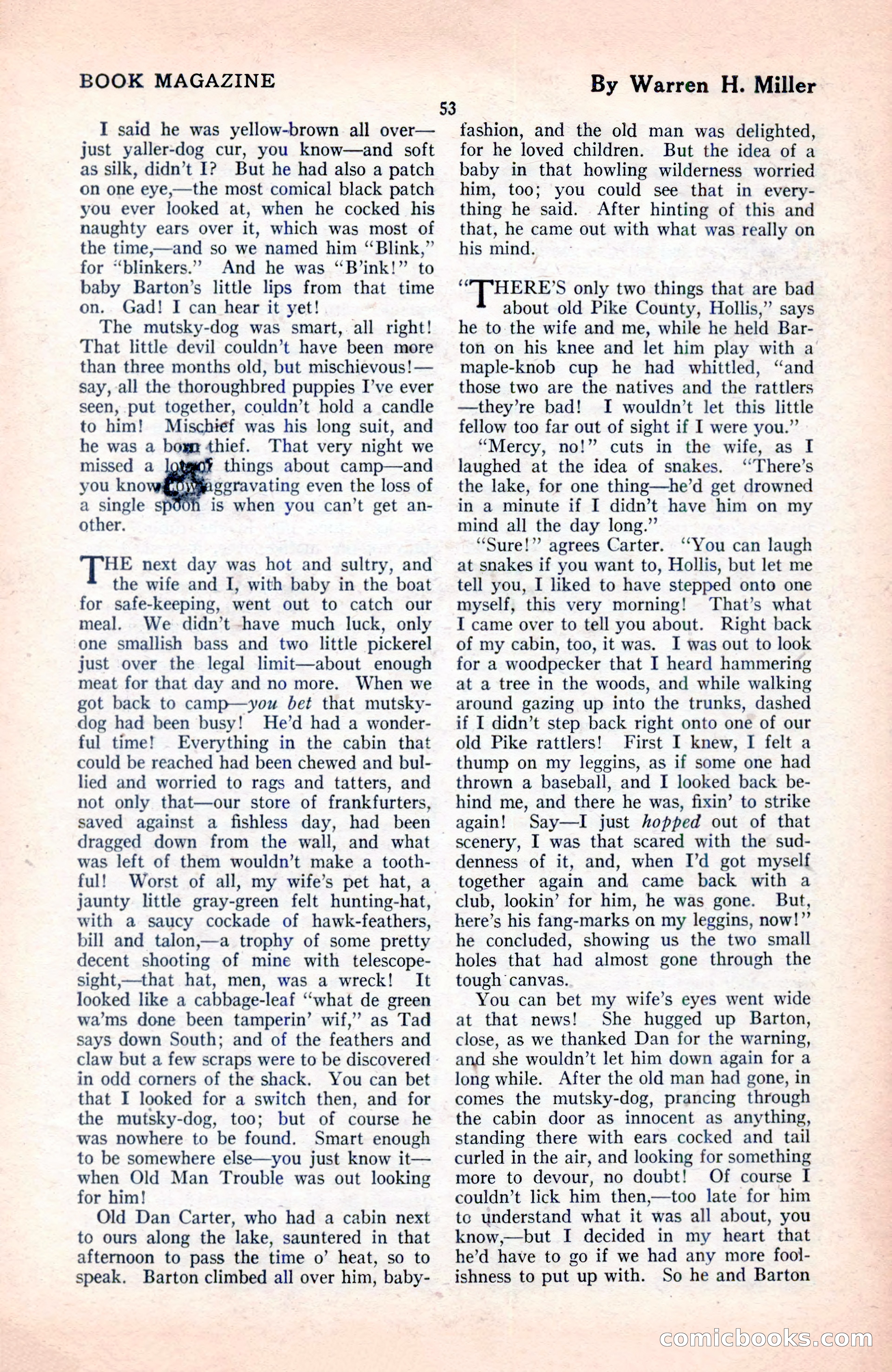 The Blue Book Magazine, June 1920 — page 59 of 208