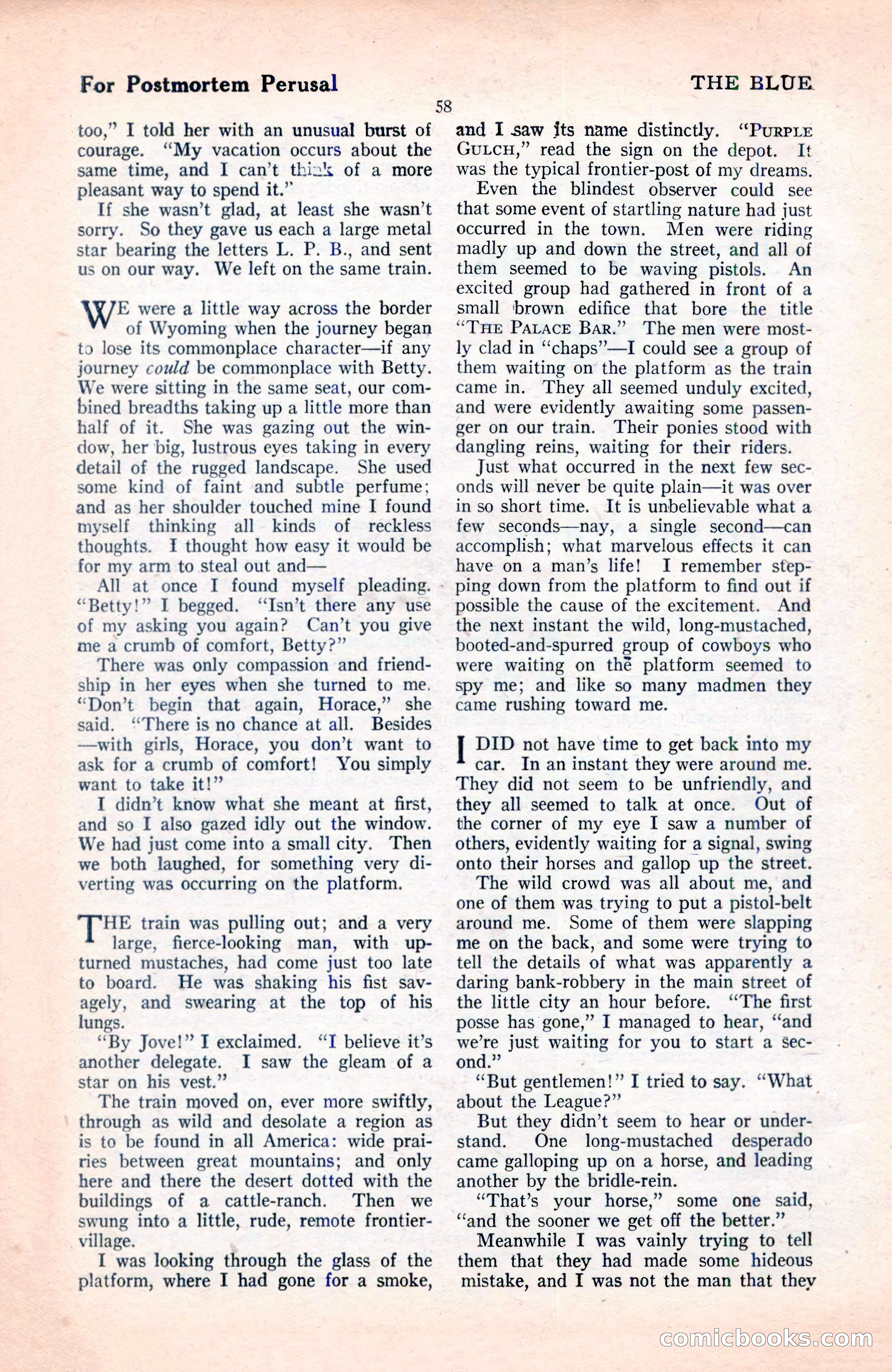 The Blue Book Magazine, June 1920 — page 64 of 208