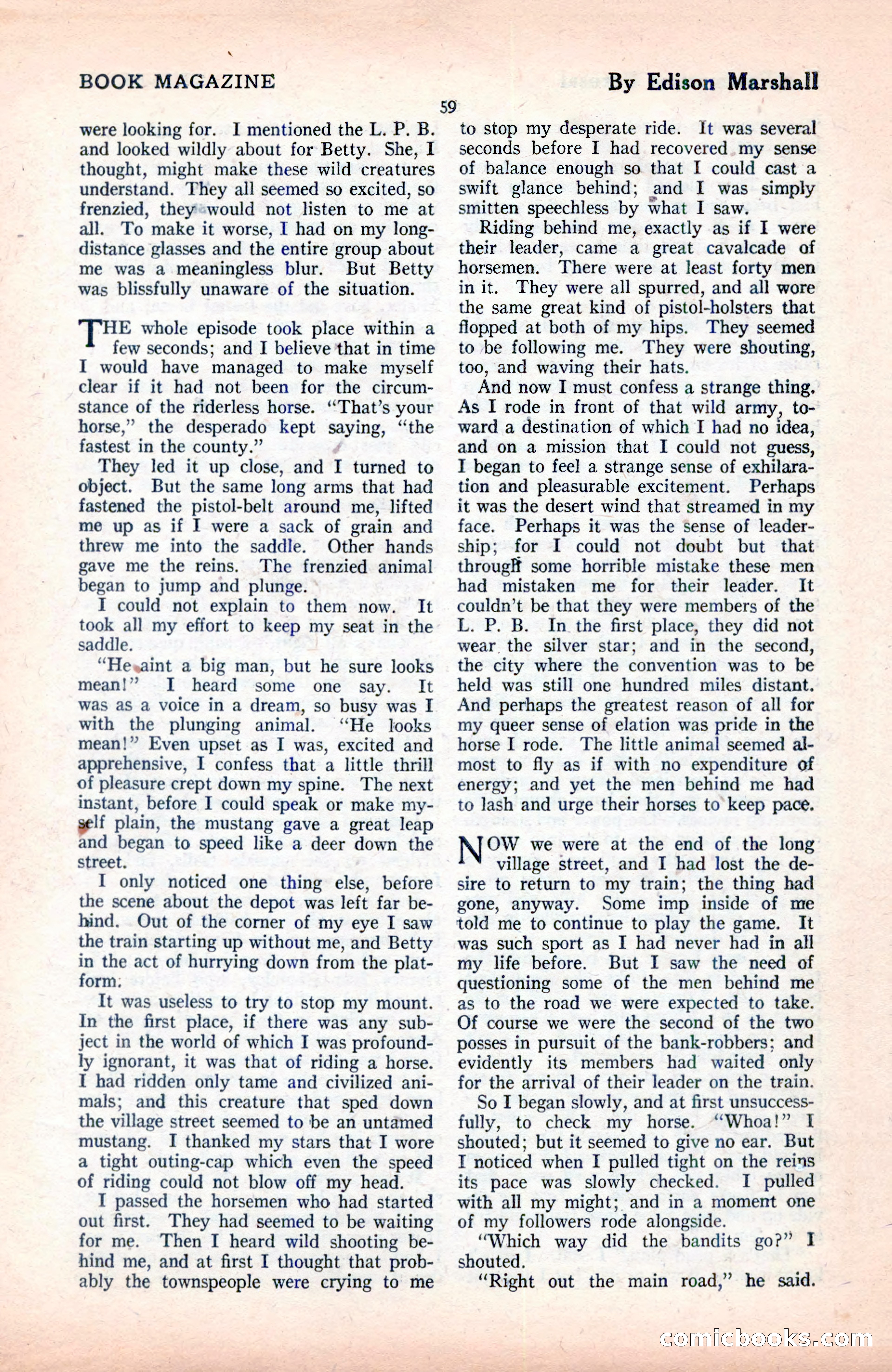 The Blue Book Magazine, June 1920 — page 65 of 208
