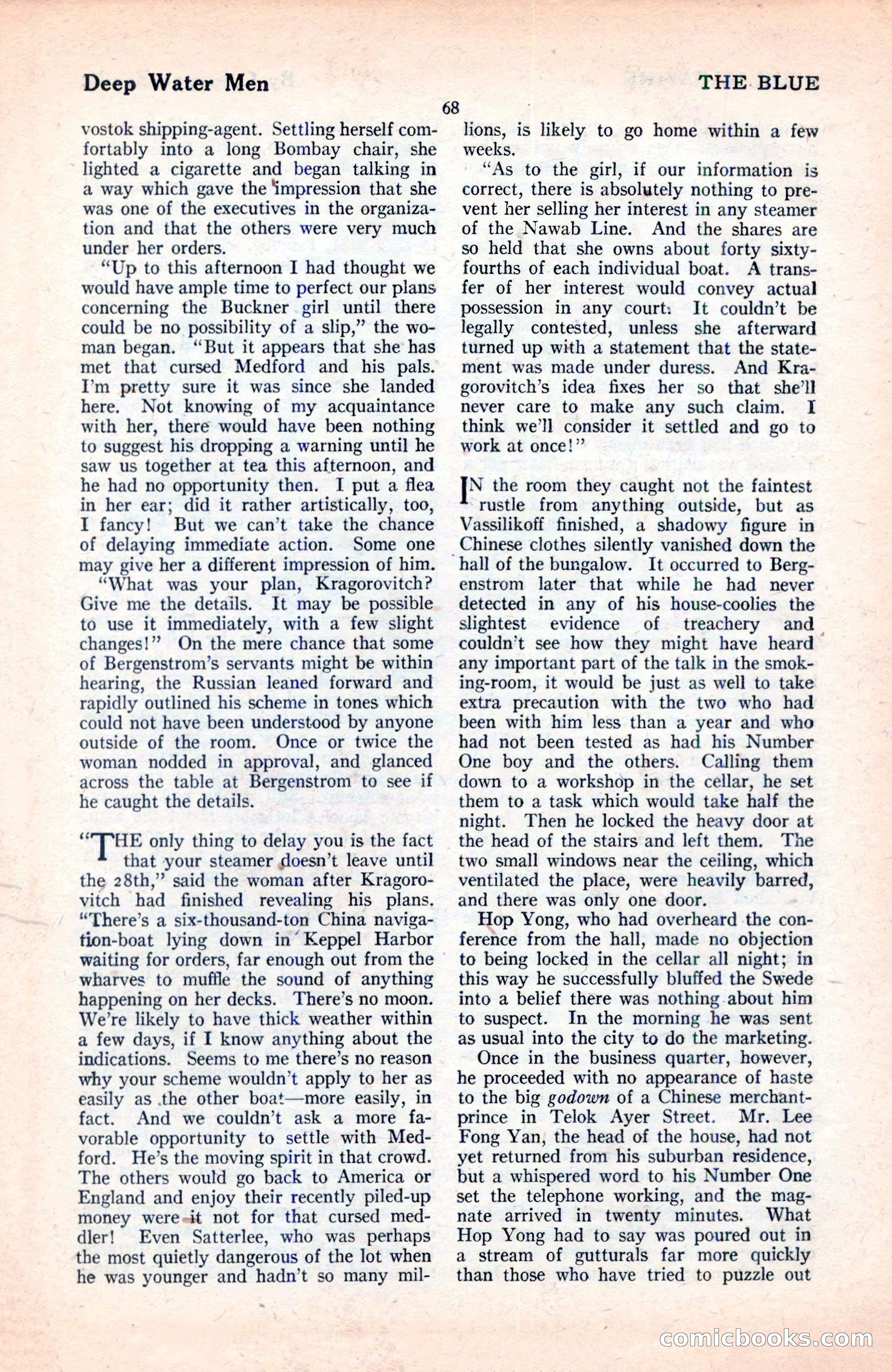 The Blue Book Magazine, June 1920 — page 74 of 208