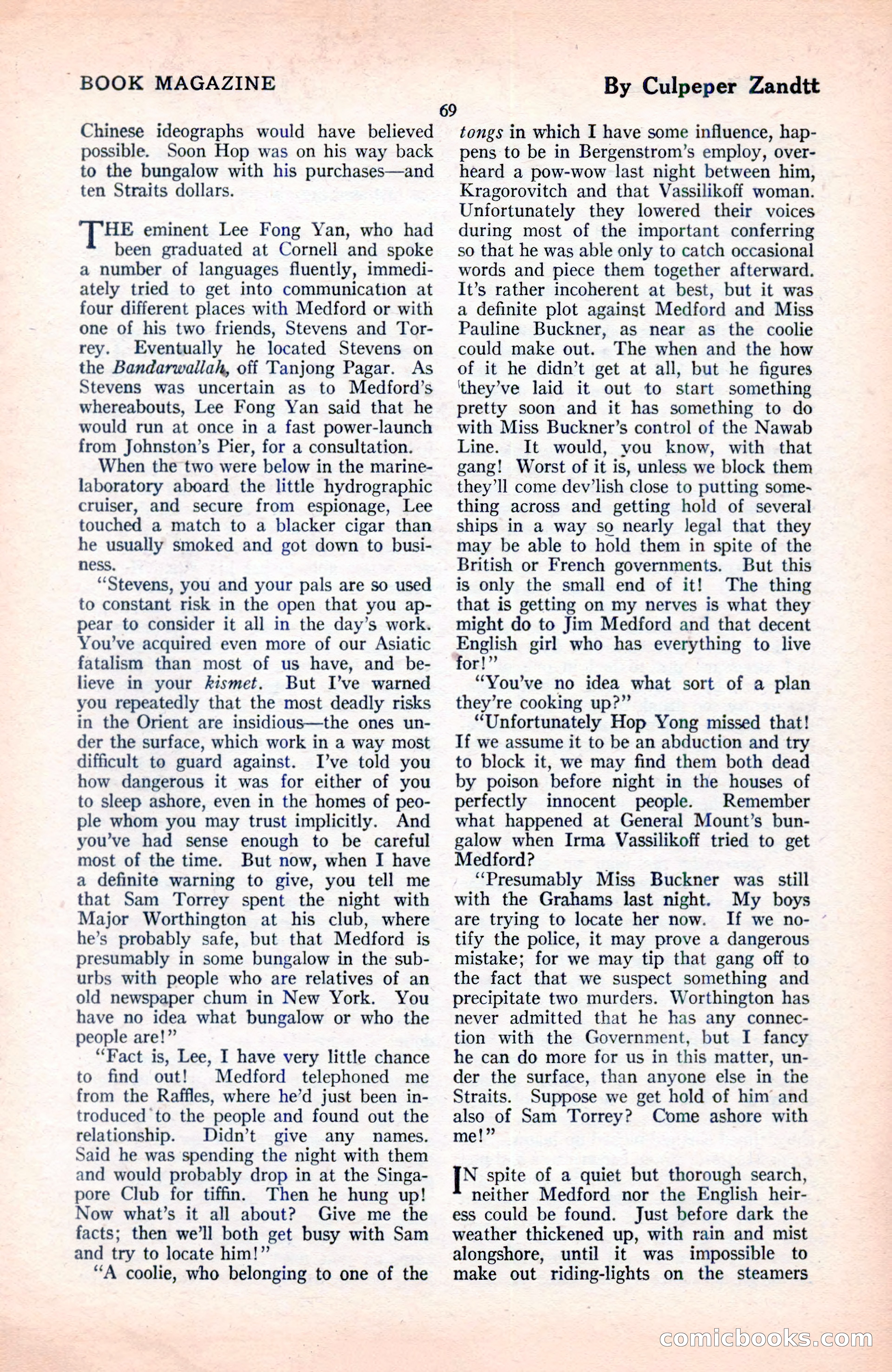 The Blue Book Magazine, June 1920 — page 75 of 208