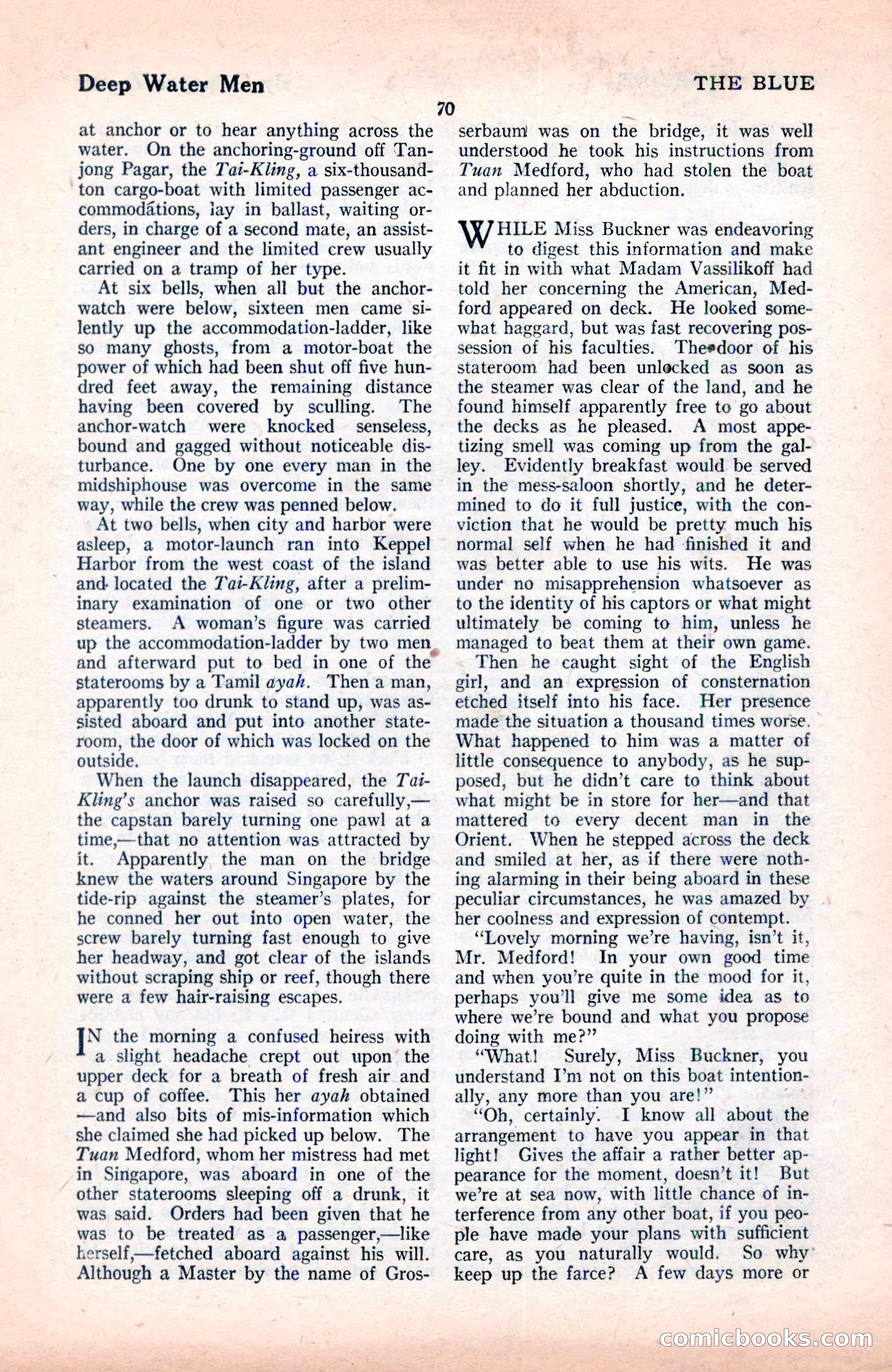 The Blue Book Magazine, June 1920 — page 76 of 208
