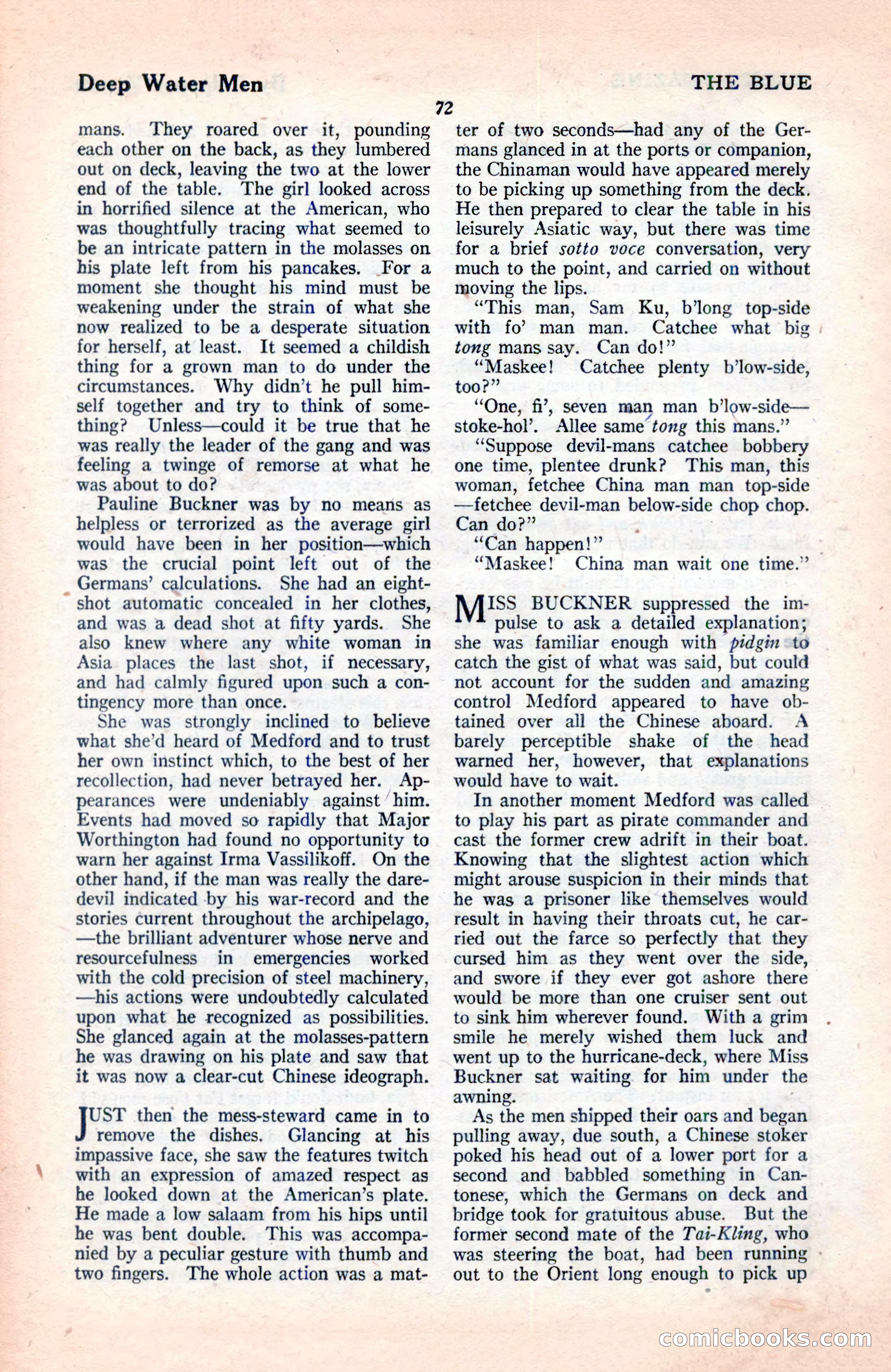 The Blue Book Magazine, June 1920 — page 78 of 208