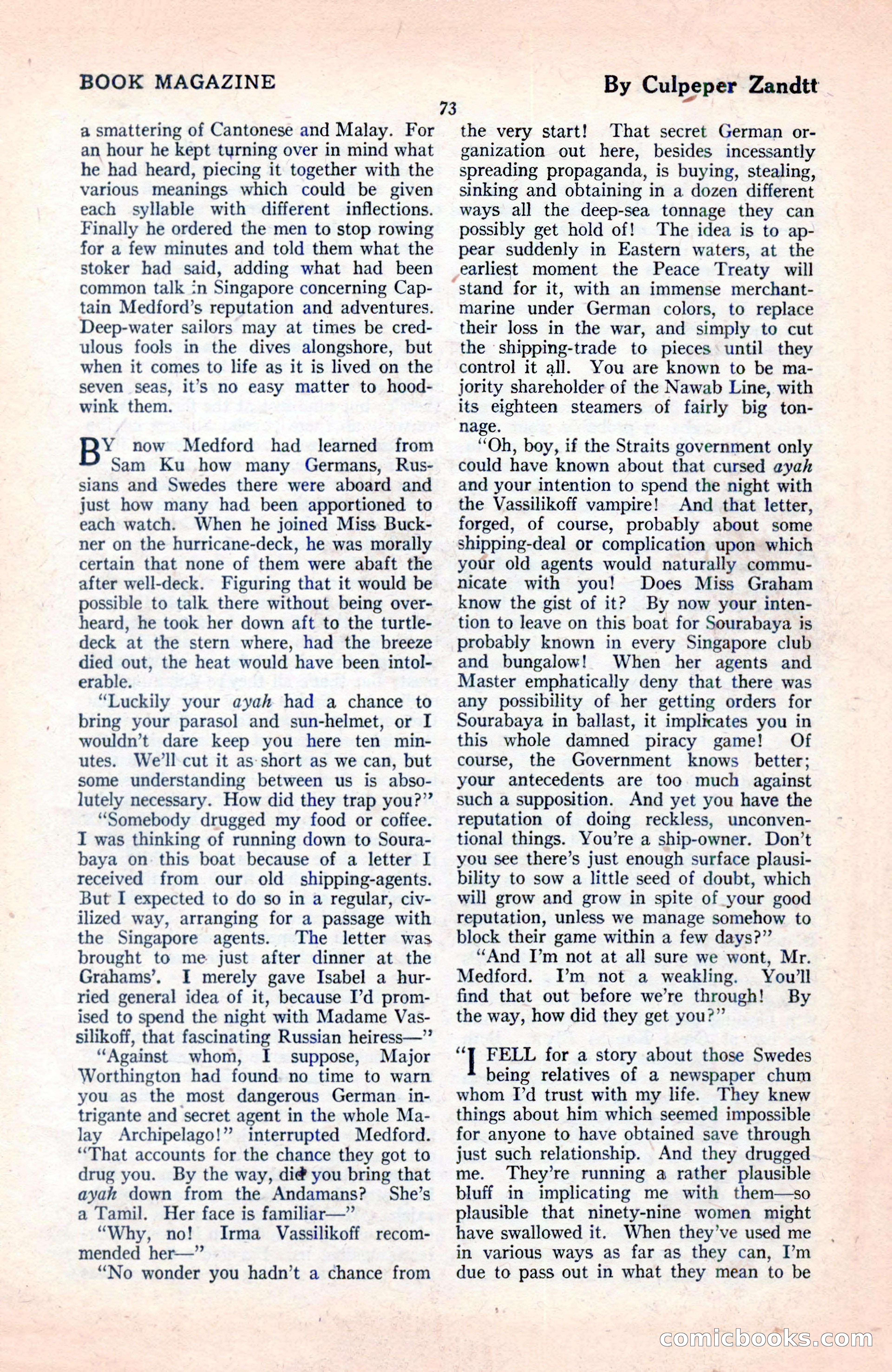 The Blue Book Magazine, June 1920 — page 79 of 208