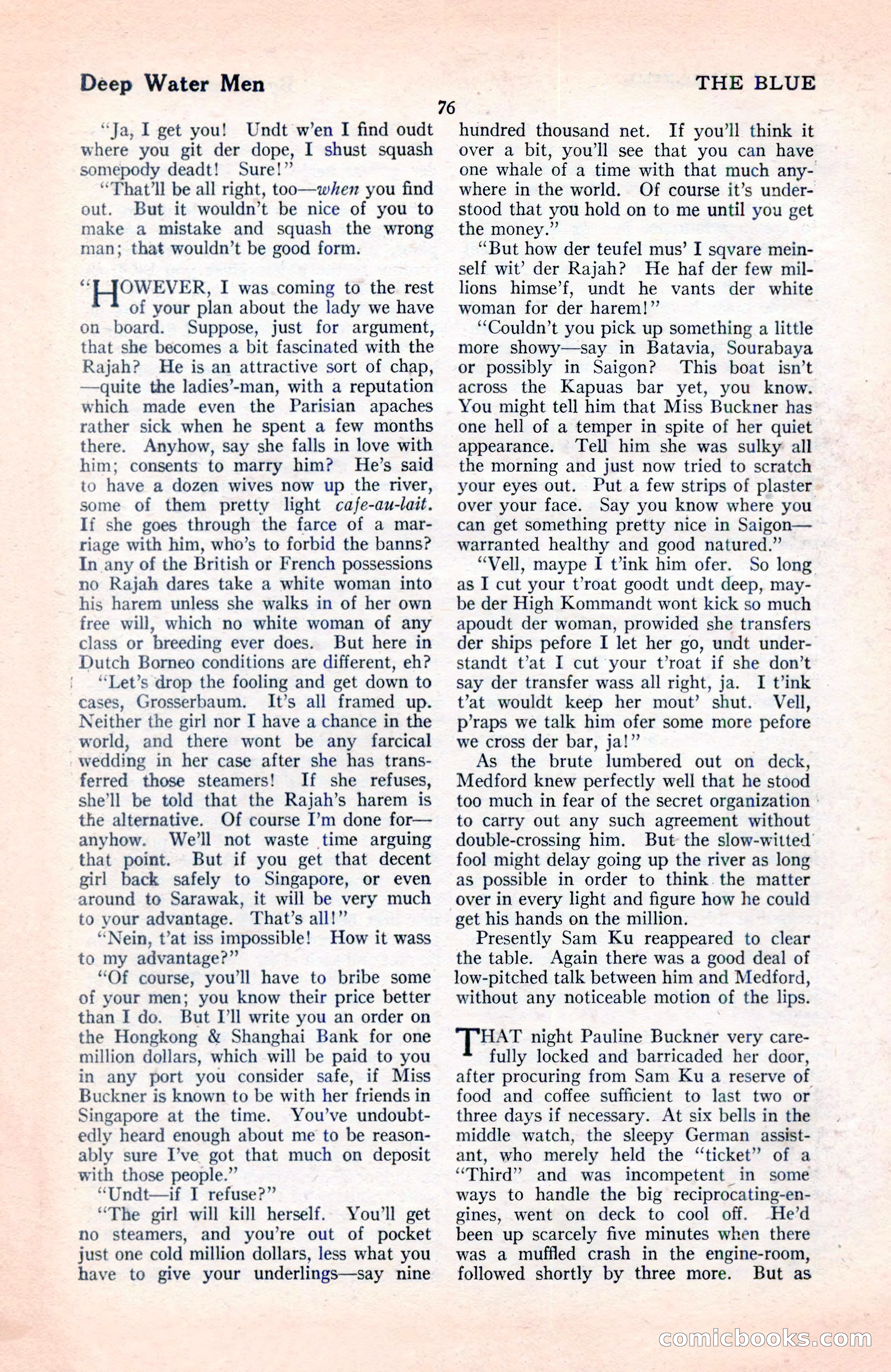 The Blue Book Magazine, June 1920 — page 82 of 208
