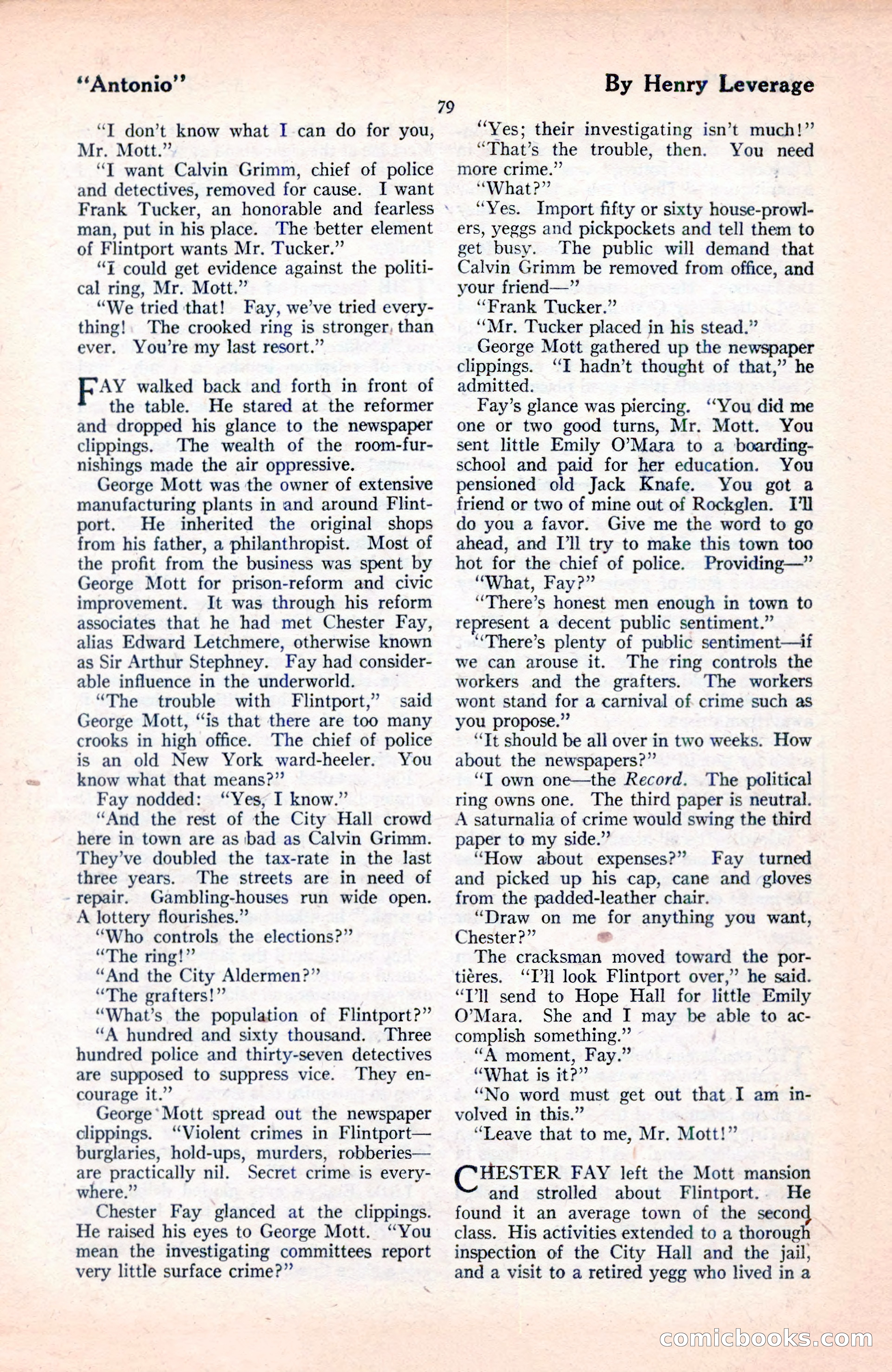 The Blue Book Magazine, June 1920 — page 85 of 208