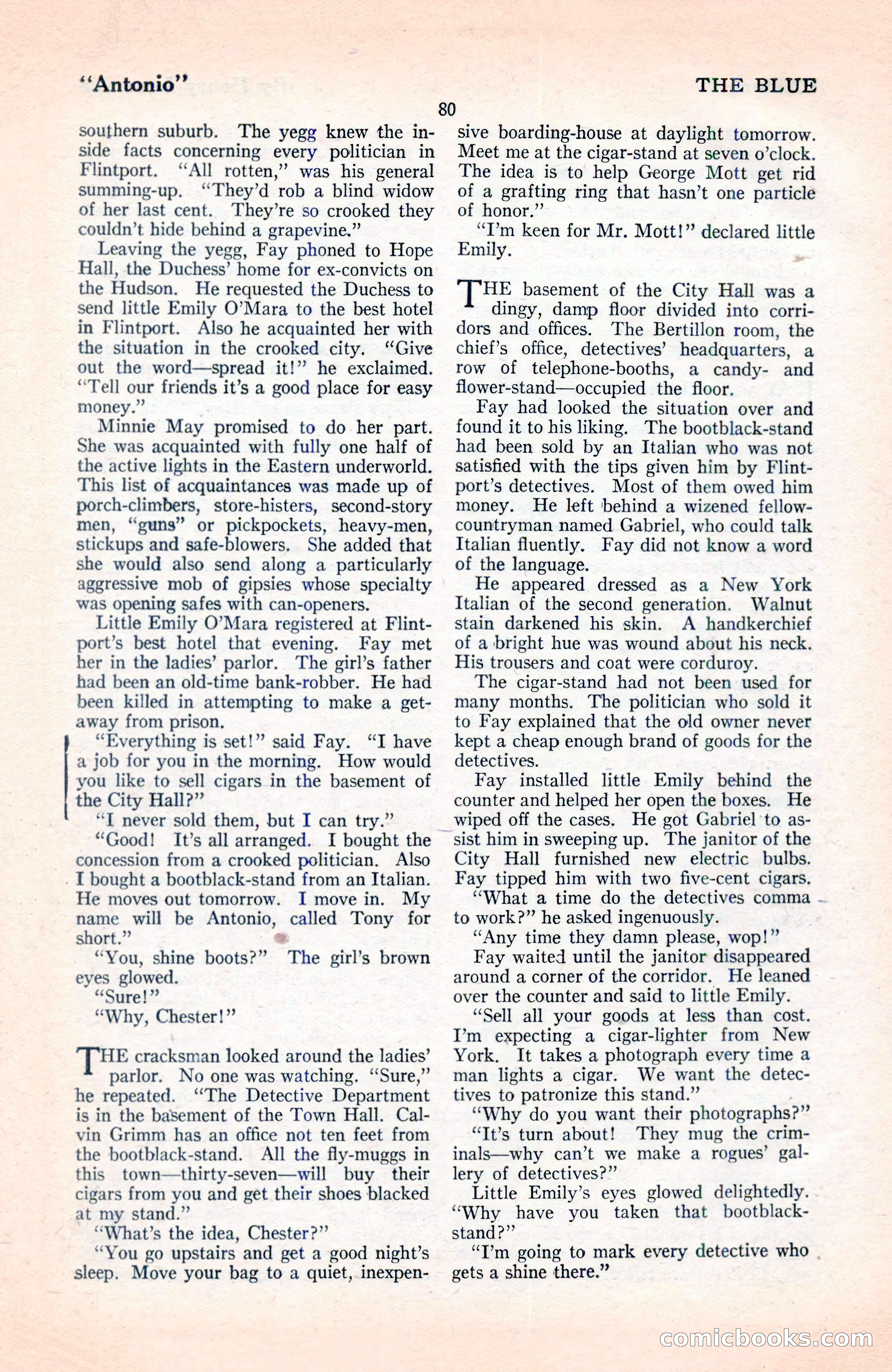 The Blue Book Magazine, June 1920 — page 86 of 208