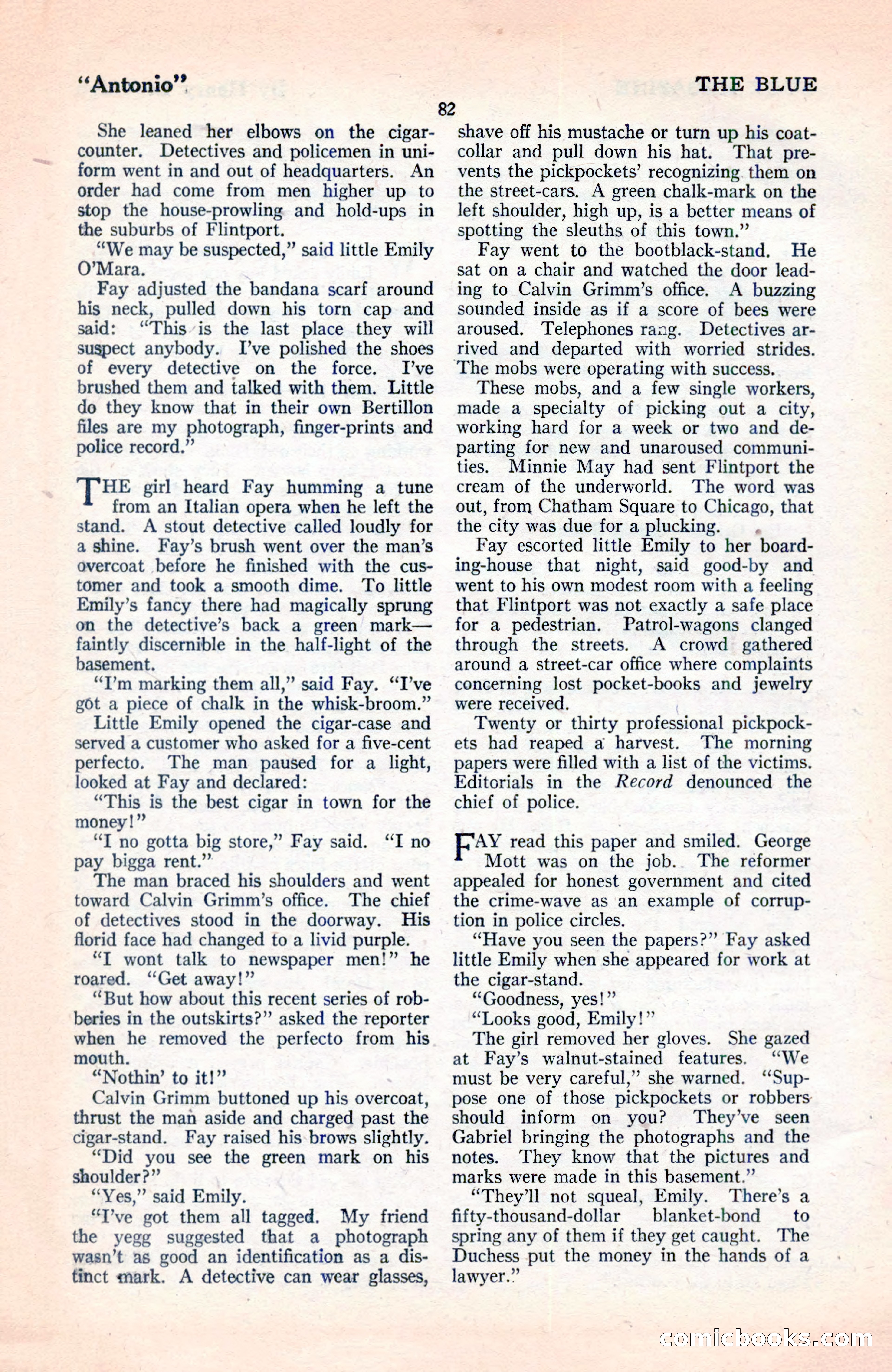 The Blue Book Magazine, June 1920 — page 88 of 208